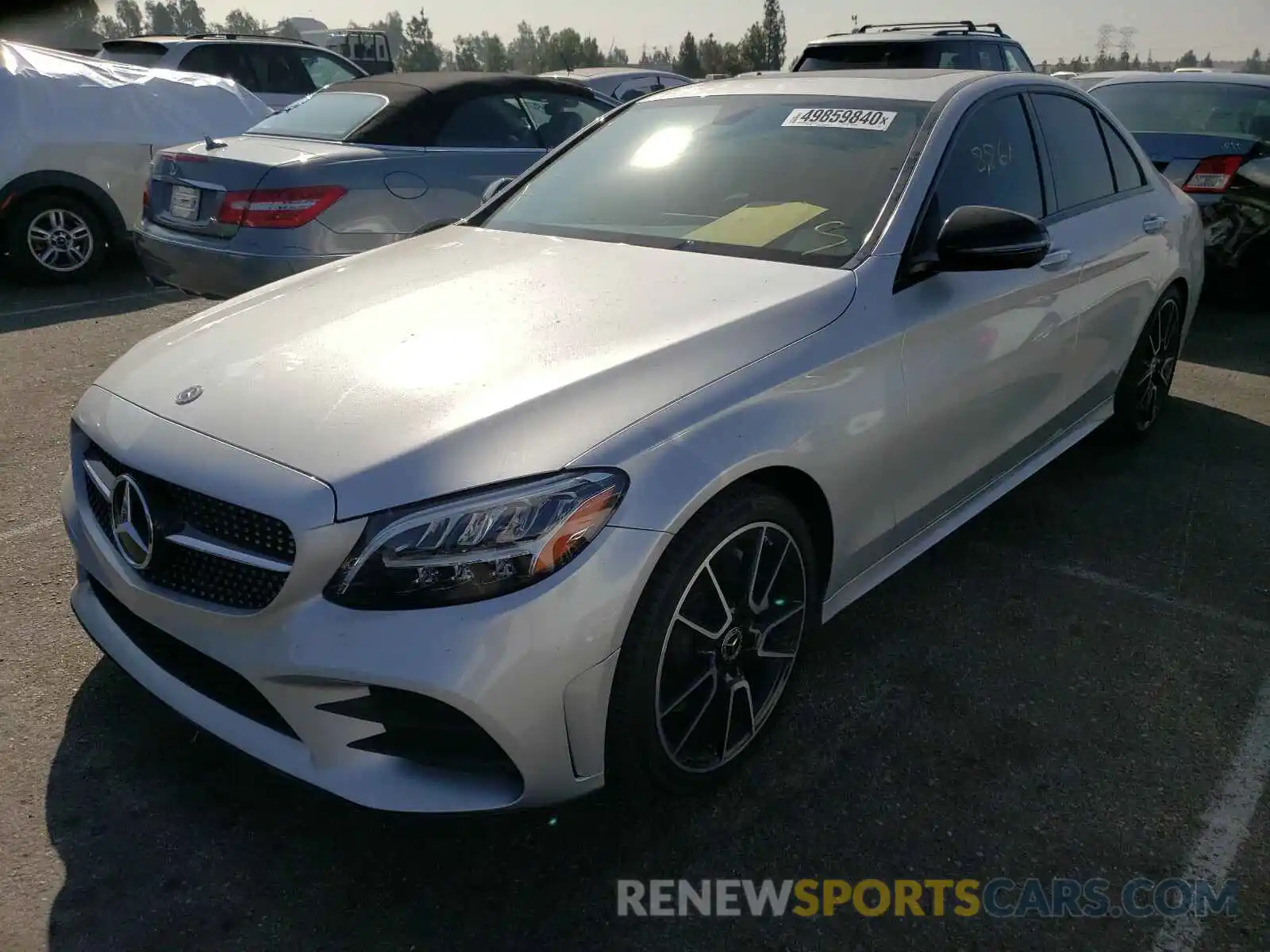 2 Photograph of a damaged car 55SWF8DB8KU313481 MERCEDES-BENZ C CLASS 2019