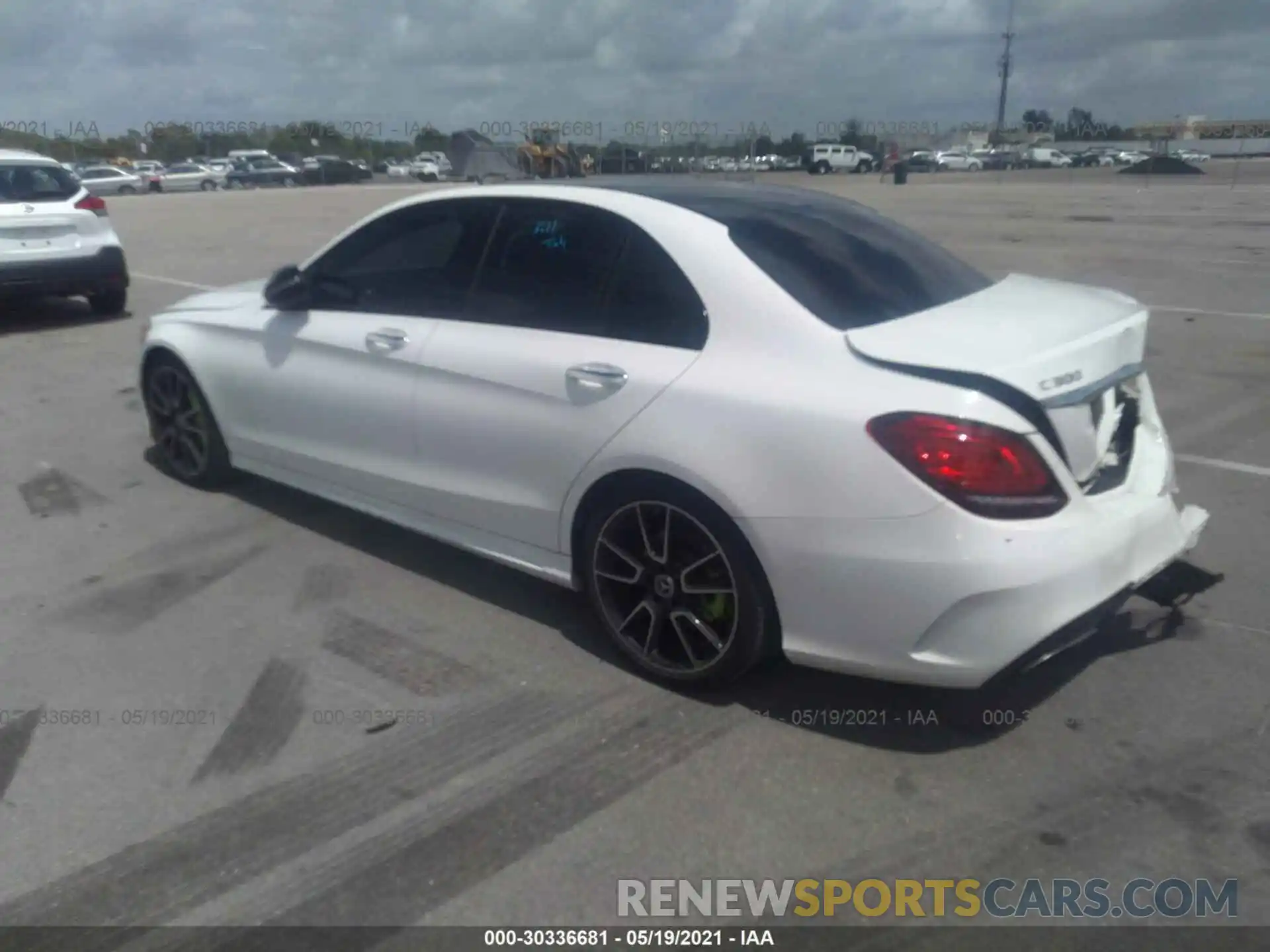 3 Photograph of a damaged car 55SWF8DB8KU316963 MERCEDES-BENZ C-CLASS 2019