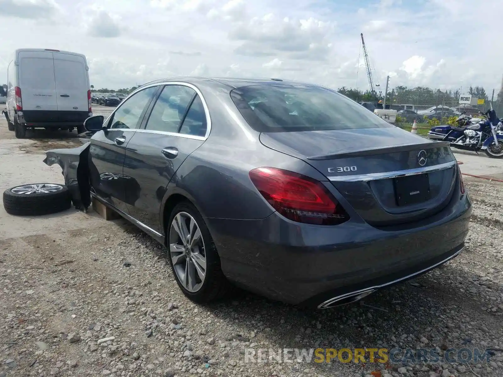 3 Photograph of a damaged car 55SWF8DB8KU319748 MERCEDES-BENZ C CLASS 2019