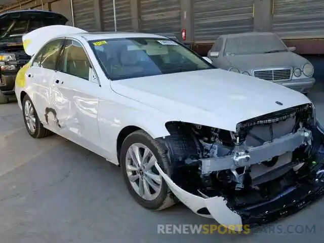 1 Photograph of a damaged car 55SWF8DB9KU283391 MERCEDES-BENZ C CLASS 2019