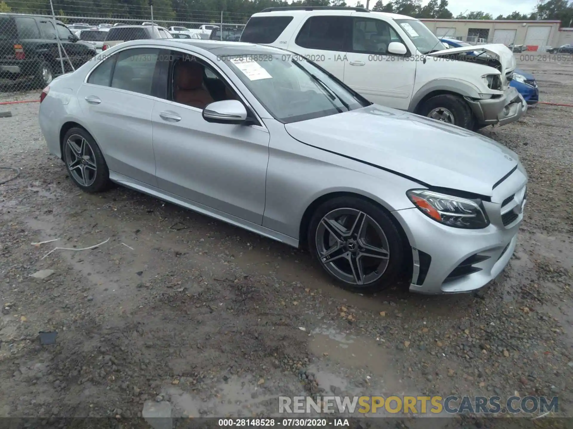 1 Photograph of a damaged car 55SWF8DB9KU283472 MERCEDES-BENZ C-CLASS 2019