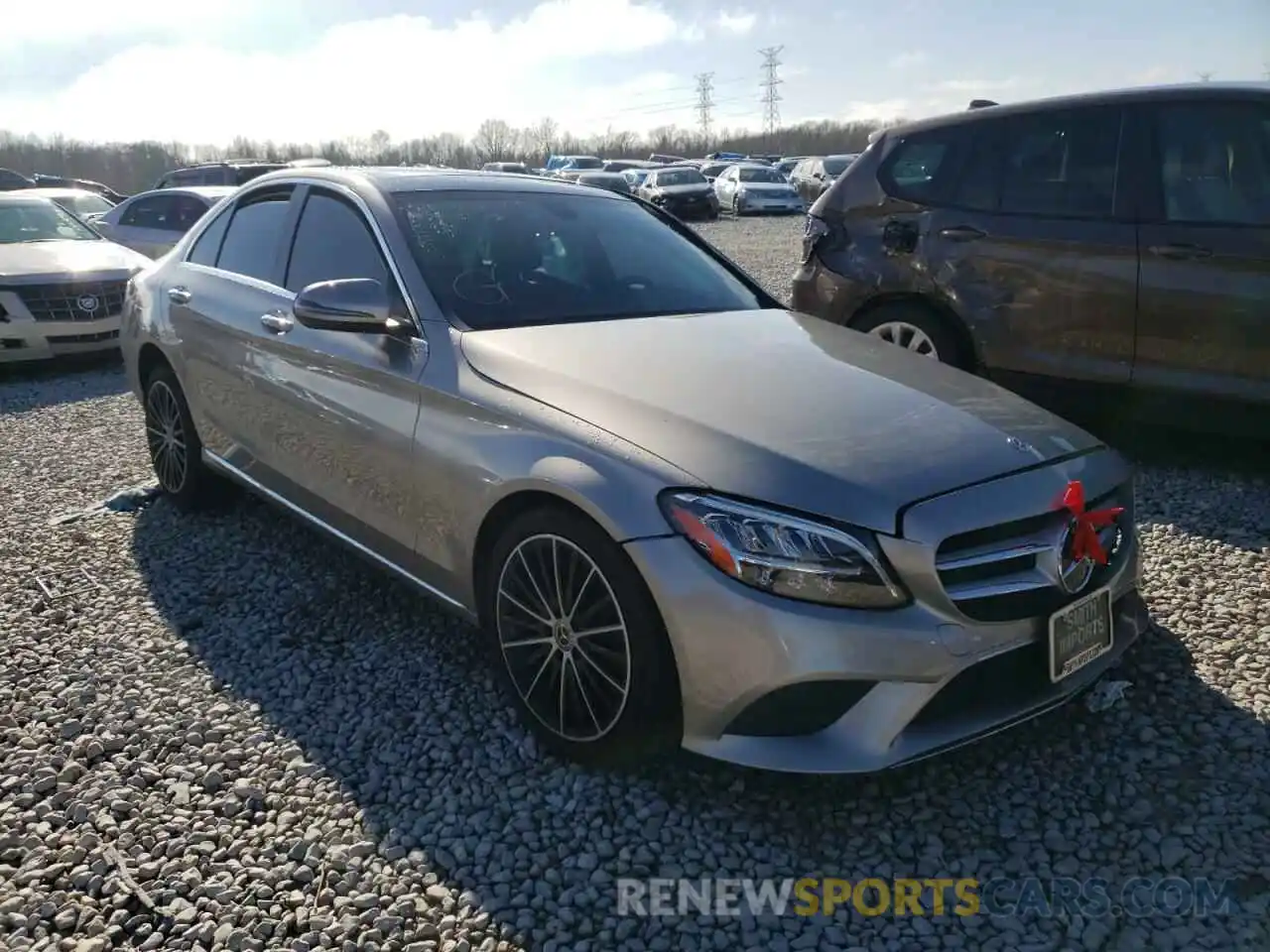 1 Photograph of a damaged car 55SWF8DB9KU283679 MERCEDES-BENZ C-CLASS 2019