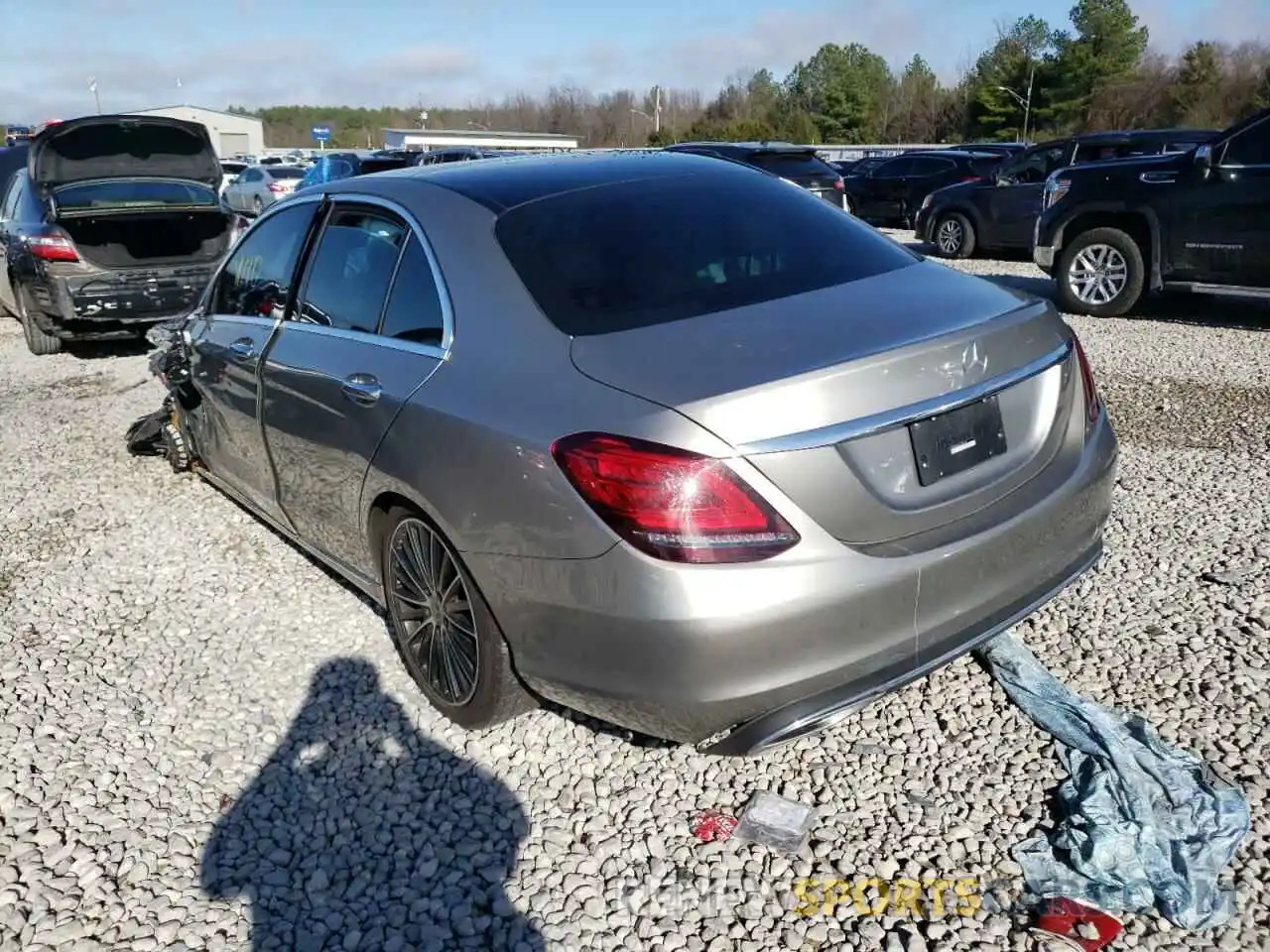 3 Photograph of a damaged car 55SWF8DB9KU283679 MERCEDES-BENZ C-CLASS 2019