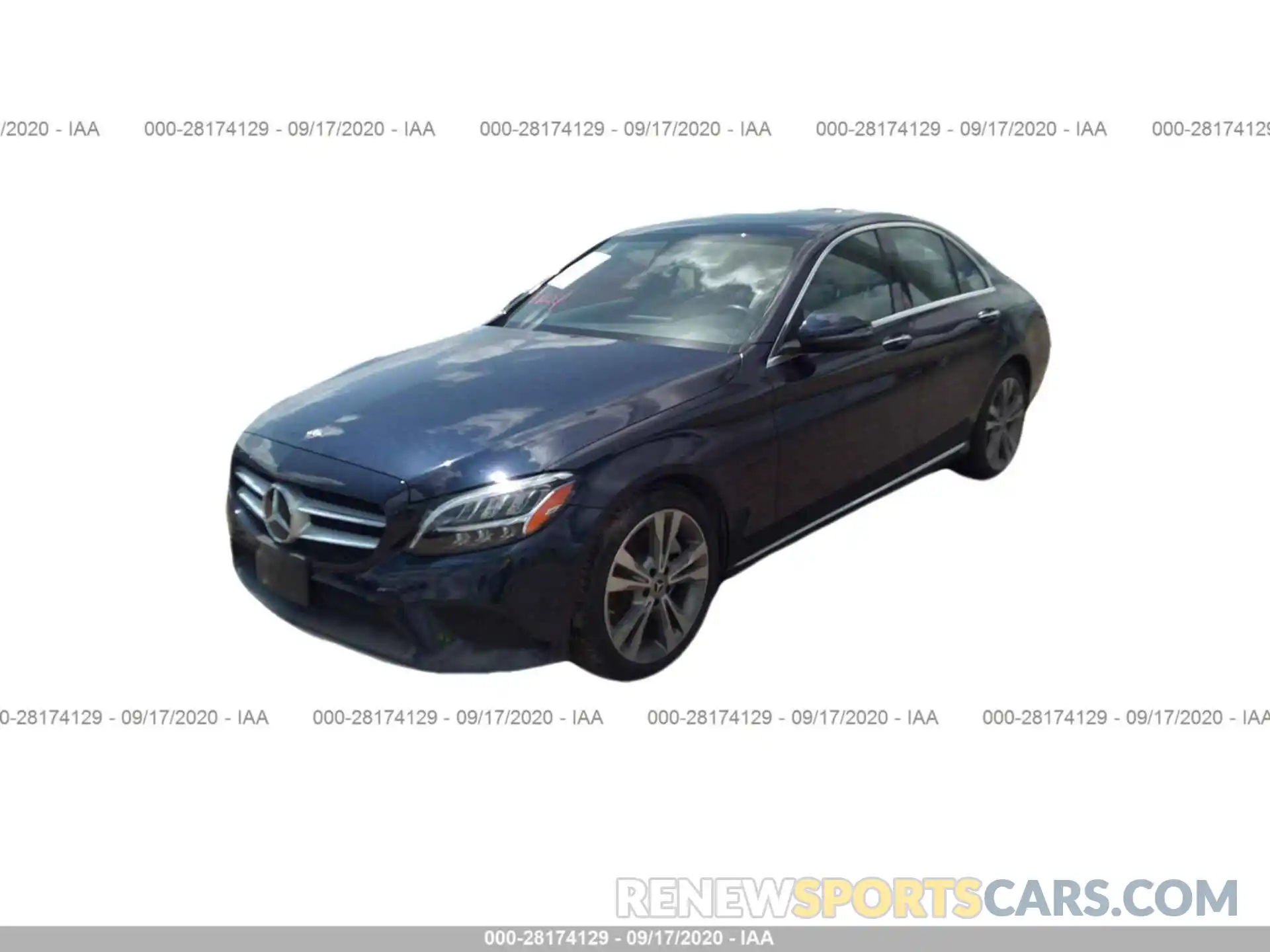 2 Photograph of a damaged car 55SWF8DB9KU286985 MERCEDES-BENZ C-CLASS 2019