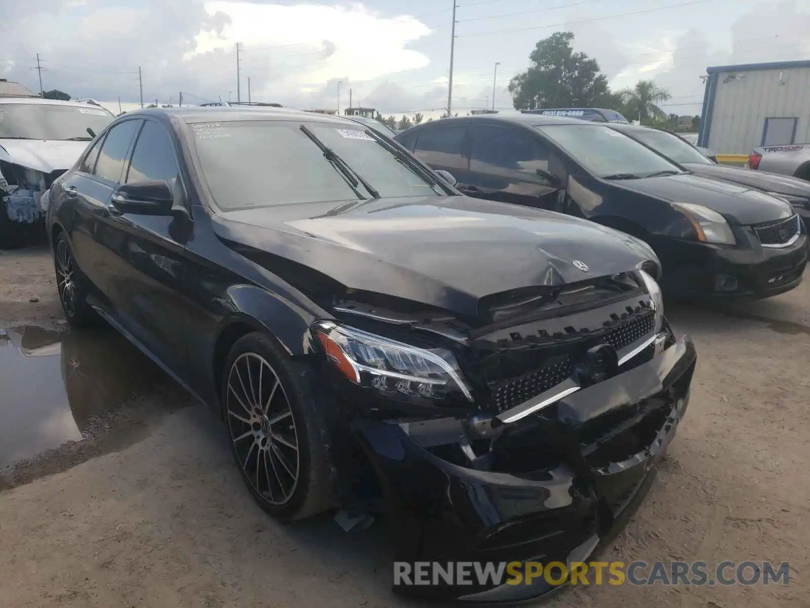 1 Photograph of a damaged car 55SWF8DB9KU288655 MERCEDES-BENZ C-CLASS 2019