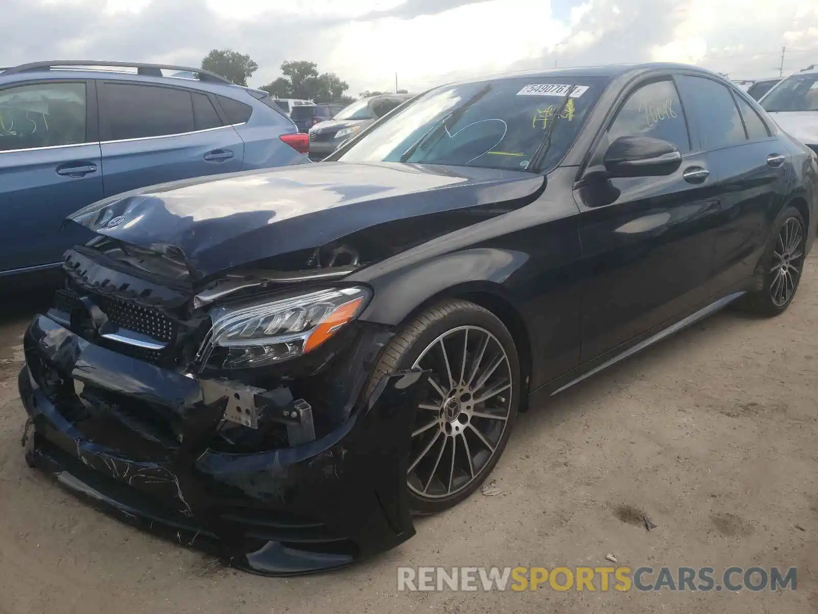 2 Photograph of a damaged car 55SWF8DB9KU288655 MERCEDES-BENZ C-CLASS 2019