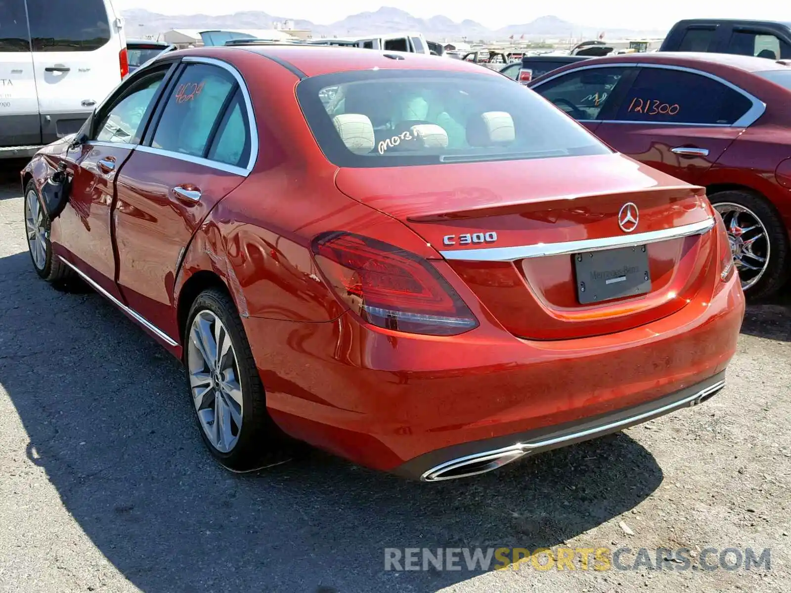 3 Photograph of a damaged car 55SWF8DB9KU291572 MERCEDES-BENZ C CLASS 2019