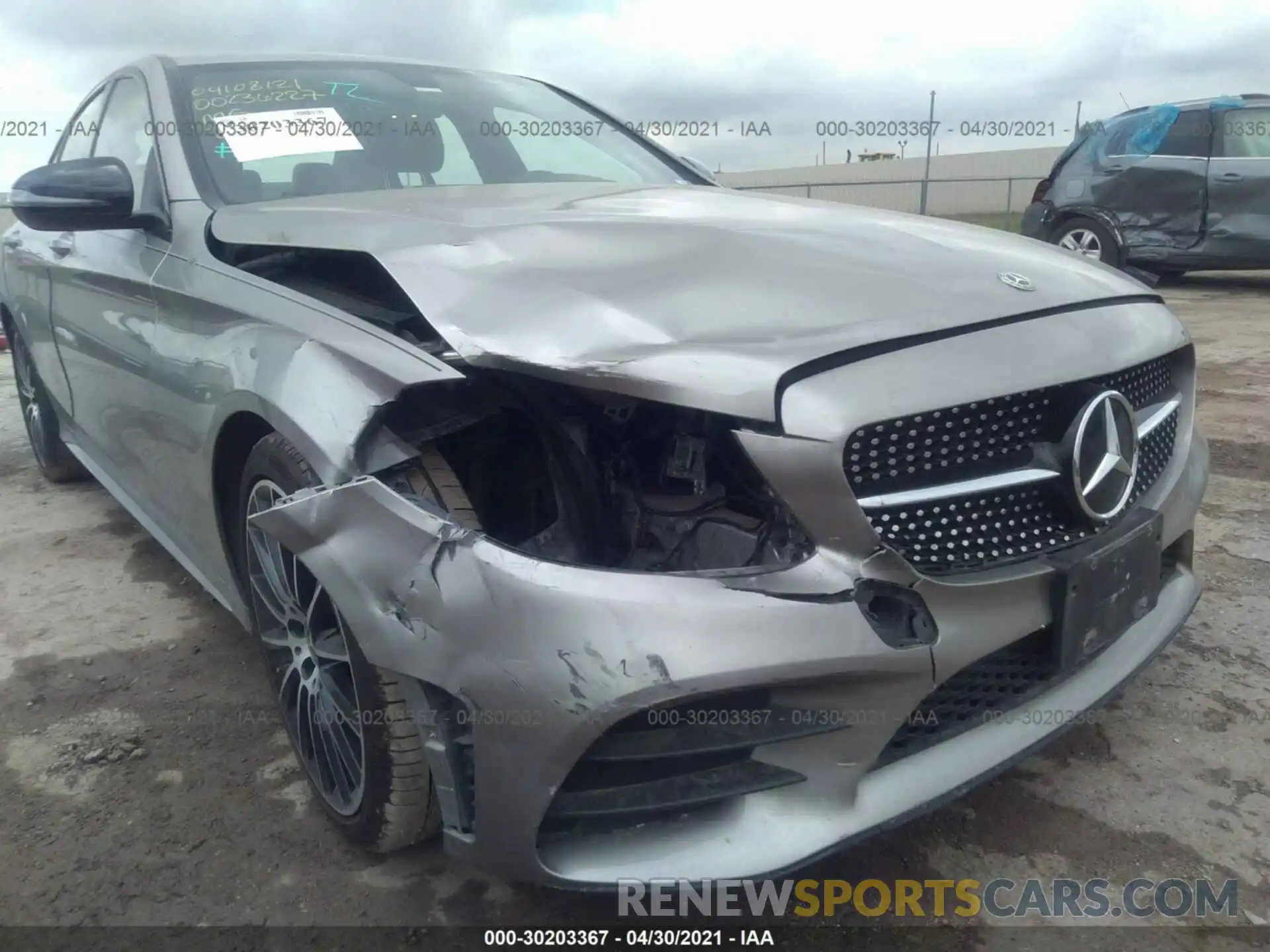 6 Photograph of a damaged car 55SWF8DB9KU294780 MERCEDES-BENZ C-CLASS 2019