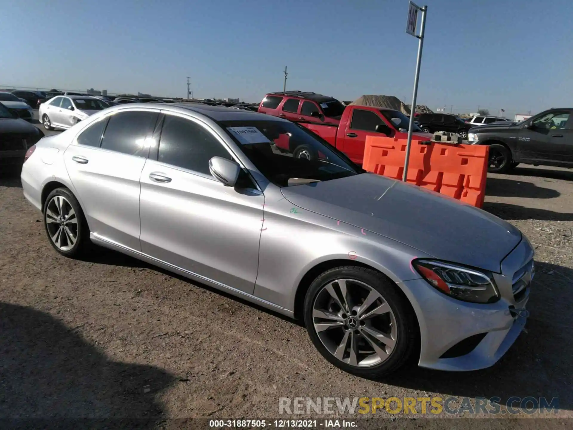 1 Photograph of a damaged car 55SWF8DB9KU295427 MERCEDES-BENZ C-CLASS 2019