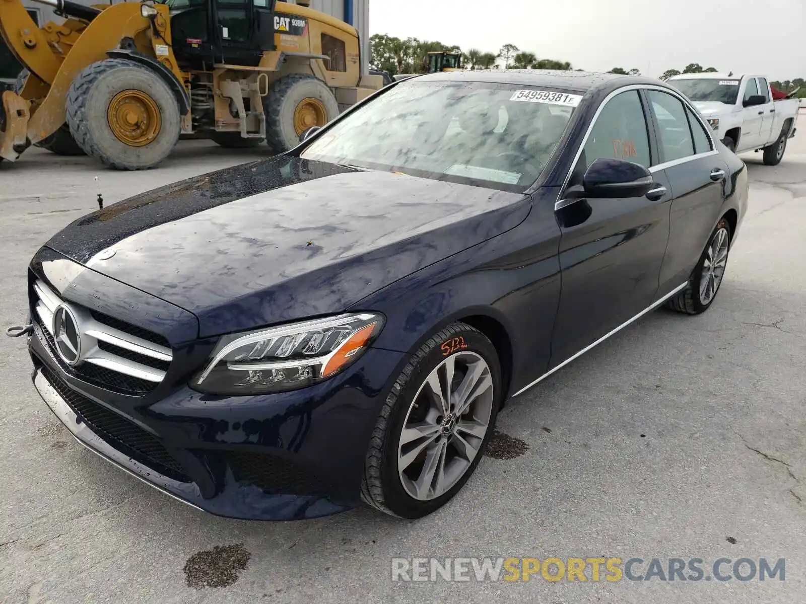 2 Photograph of a damaged car 55SWF8DB9KU297064 MERCEDES-BENZ C-CLASS 2019