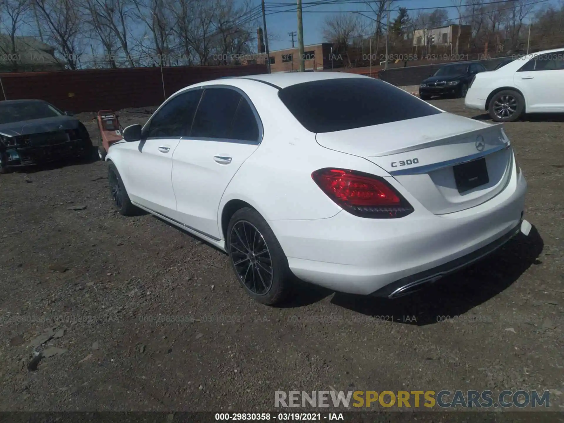 3 Фотография поврежденного автомобиля 55SWF8DB9KU297081 MERCEDES-BENZ C-CLASS 2019