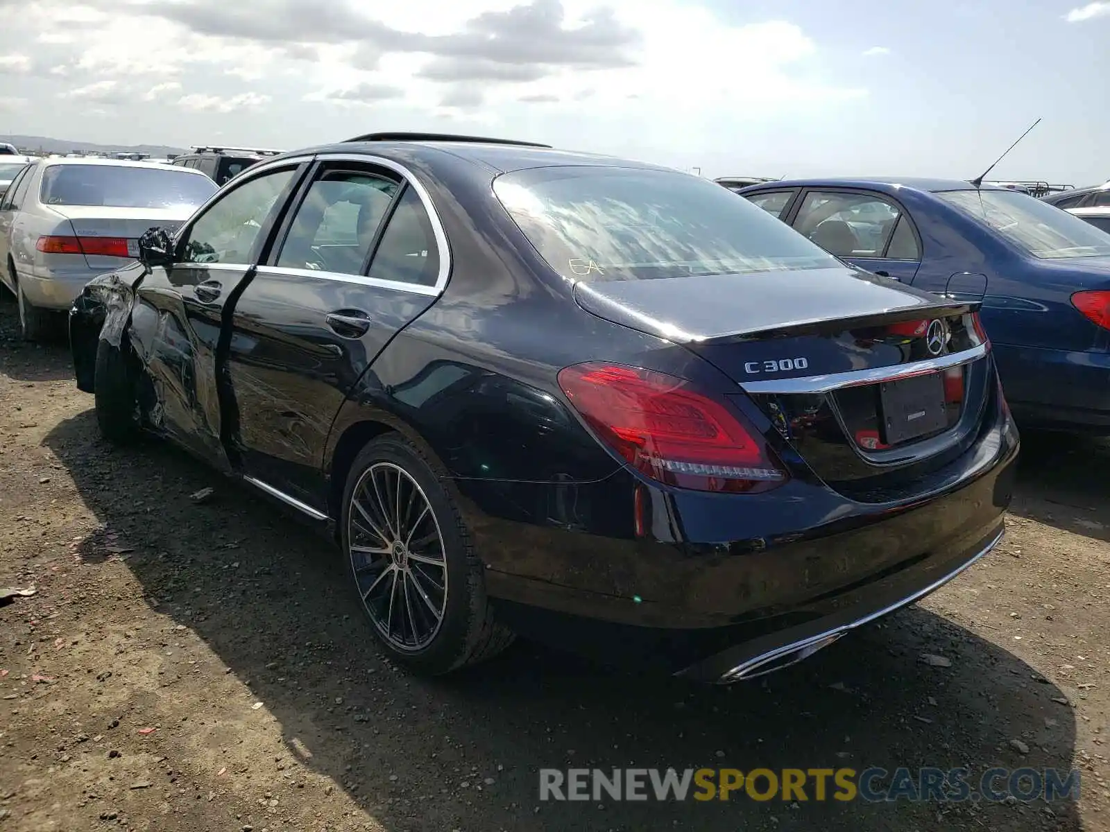 3 Photograph of a damaged car 55SWF8DB9KU297453 MERCEDES-BENZ C CLASS 2019