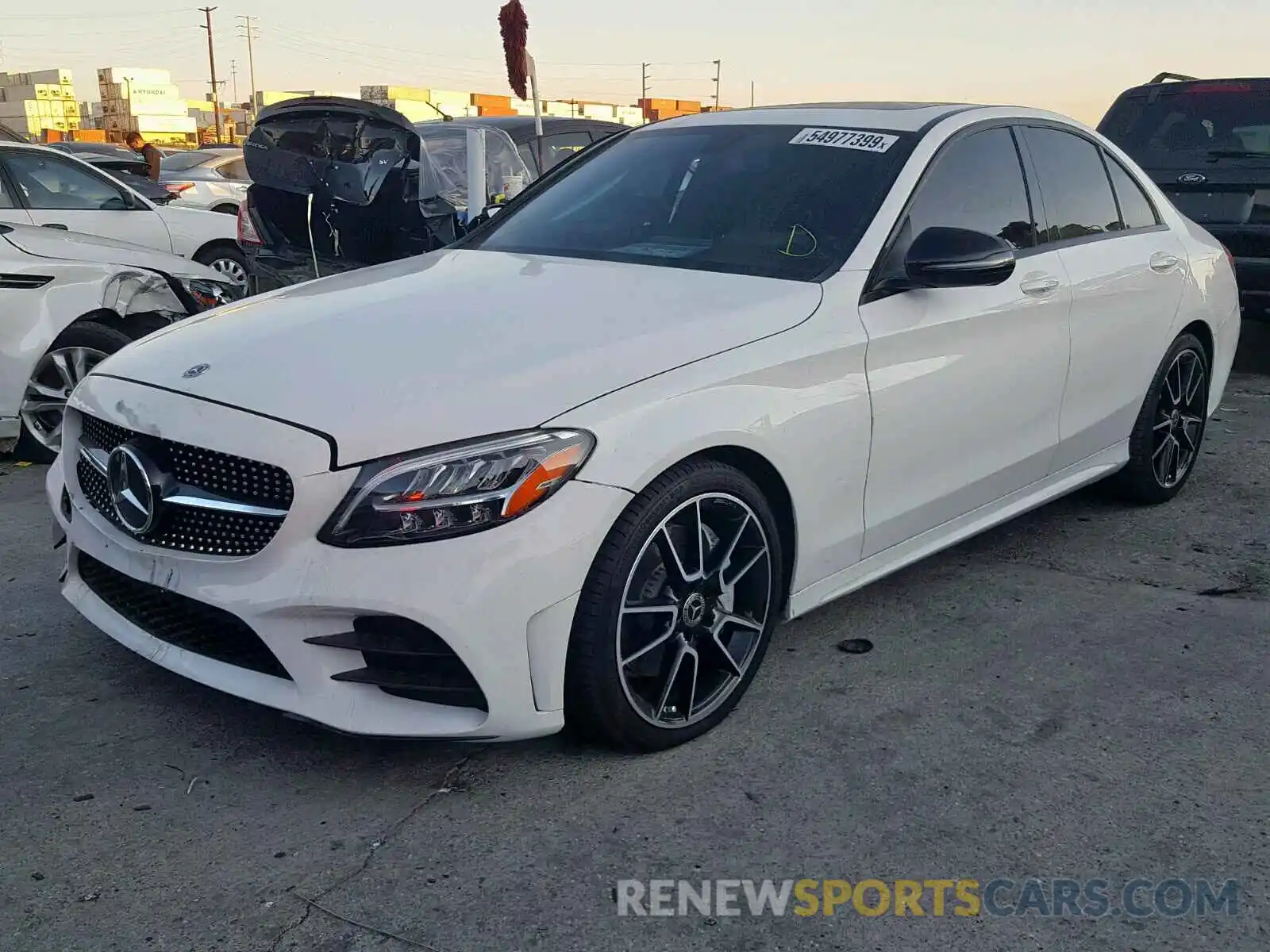 2 Photograph of a damaged car 55SWF8DB9KU297839 MERCEDES-BENZ C CLASS 2019