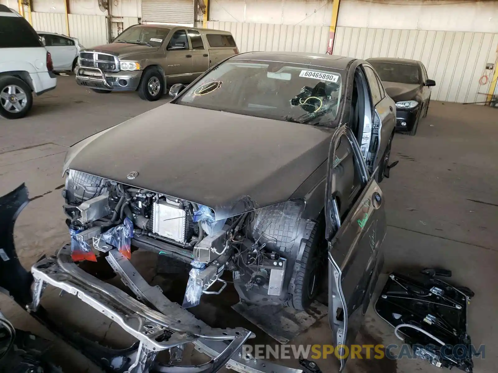 2 Фотография поврежденного автомобиля 55SWF8DB9KU298120 MERCEDES-BENZ C CLASS 2019