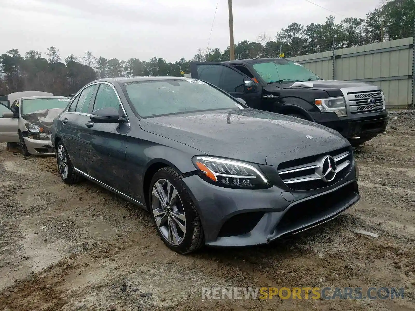 1 Photograph of a damaged car 55SWF8DB9KU298702 MERCEDES-BENZ C CLASS 2019