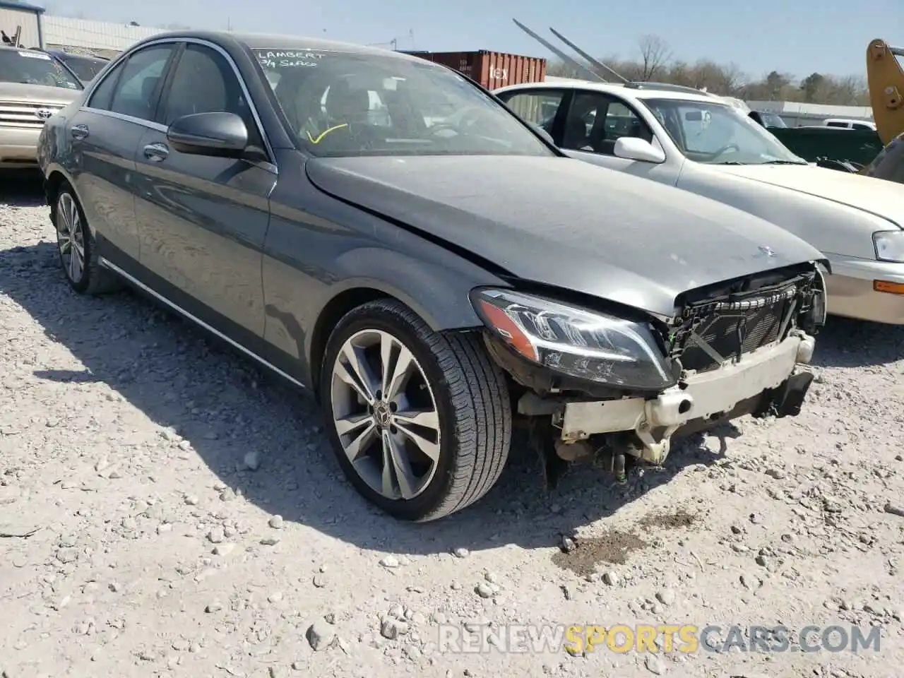 1 Photograph of a damaged car 55SWF8DB9KU300867 MERCEDES-BENZ C-CLASS 2019