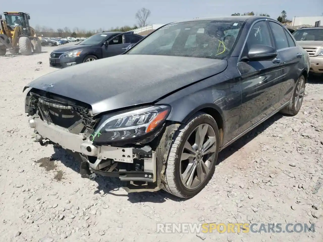 2 Photograph of a damaged car 55SWF8DB9KU300867 MERCEDES-BENZ C-CLASS 2019