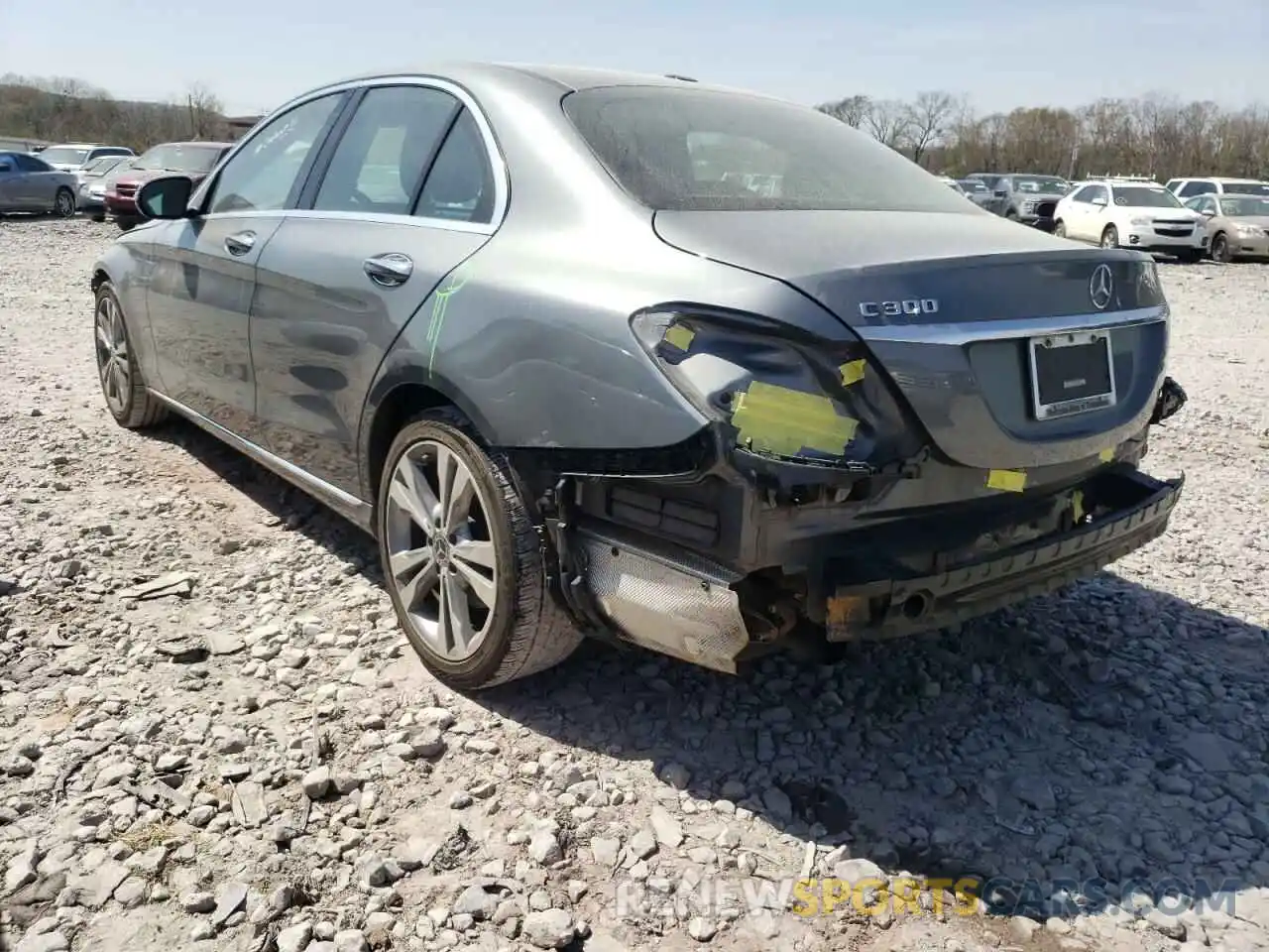 3 Photograph of a damaged car 55SWF8DB9KU300867 MERCEDES-BENZ C-CLASS 2019