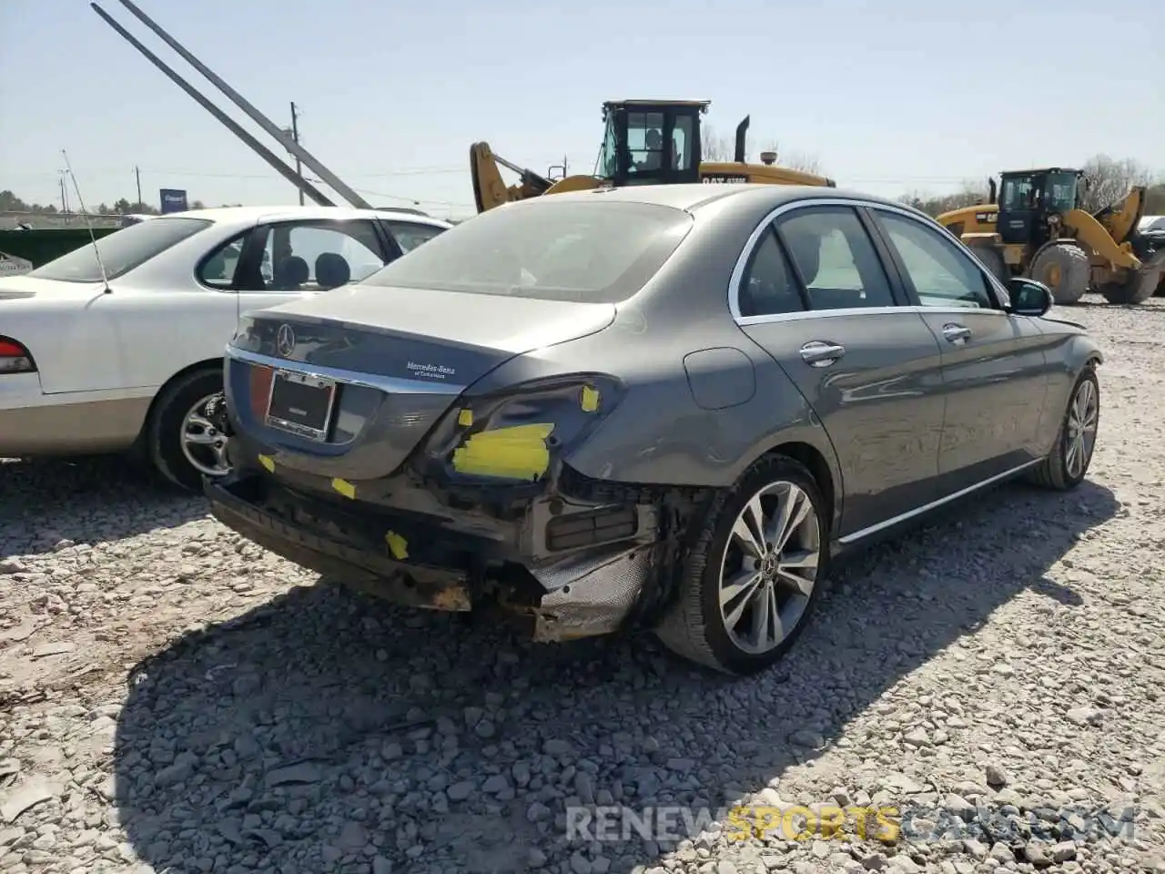 4 Фотография поврежденного автомобиля 55SWF8DB9KU300867 MERCEDES-BENZ C-CLASS 2019