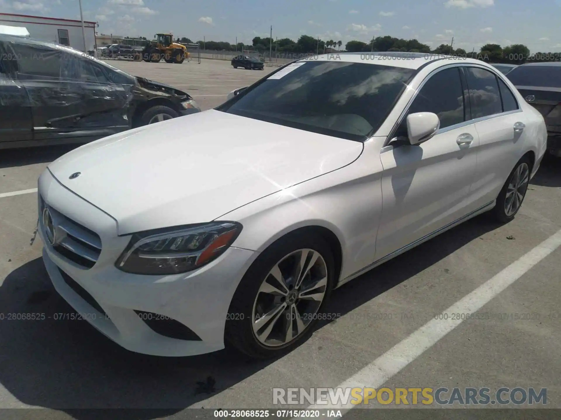 2 Photograph of a damaged car 55SWF8DB9KU301338 MERCEDES-BENZ C-CLASS 2019