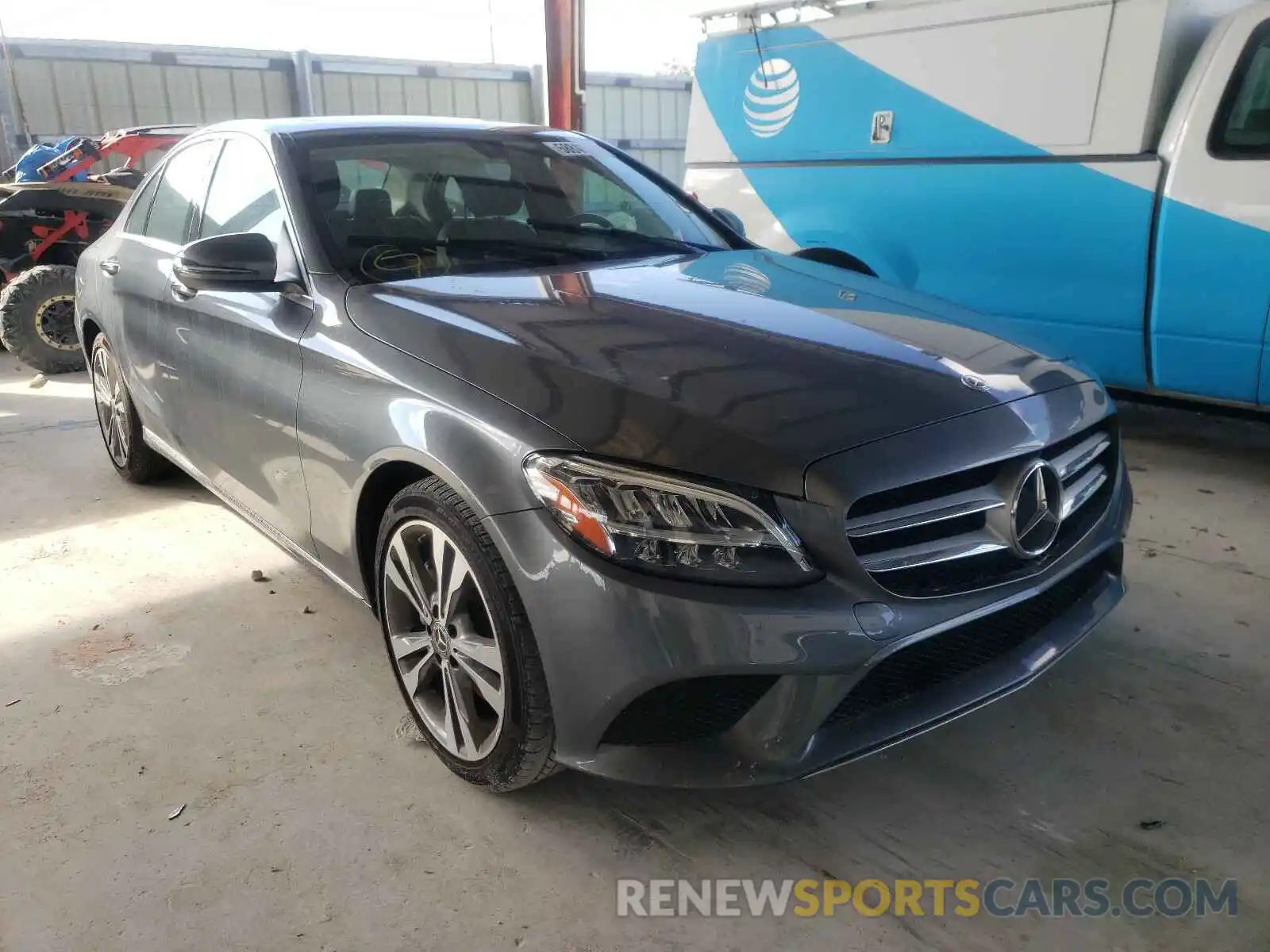 1 Photograph of a damaged car 55SWF8DB9KU302148 MERCEDES-BENZ C CLASS 2019