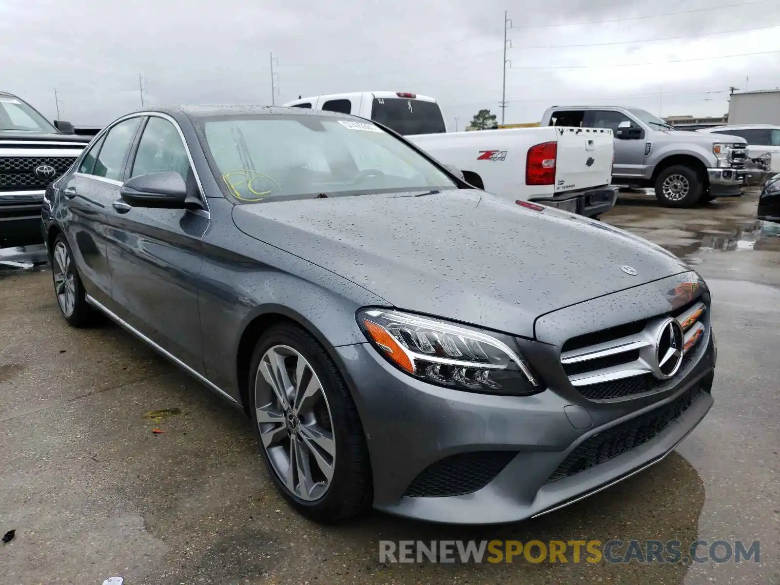 1 Photograph of a damaged car 55SWF8DB9KU302392 MERCEDES-BENZ C-CLASS 2019