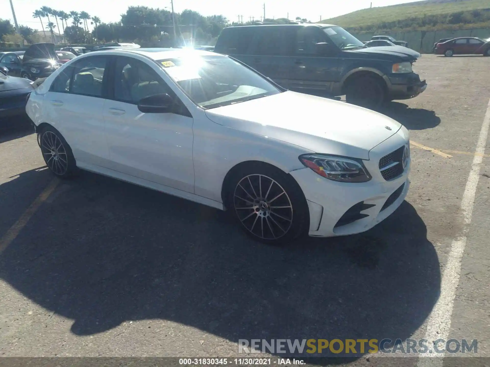 1 Photograph of a damaged car 55SWF8DB9KU302537 MERCEDES-BENZ C-CLASS 2019