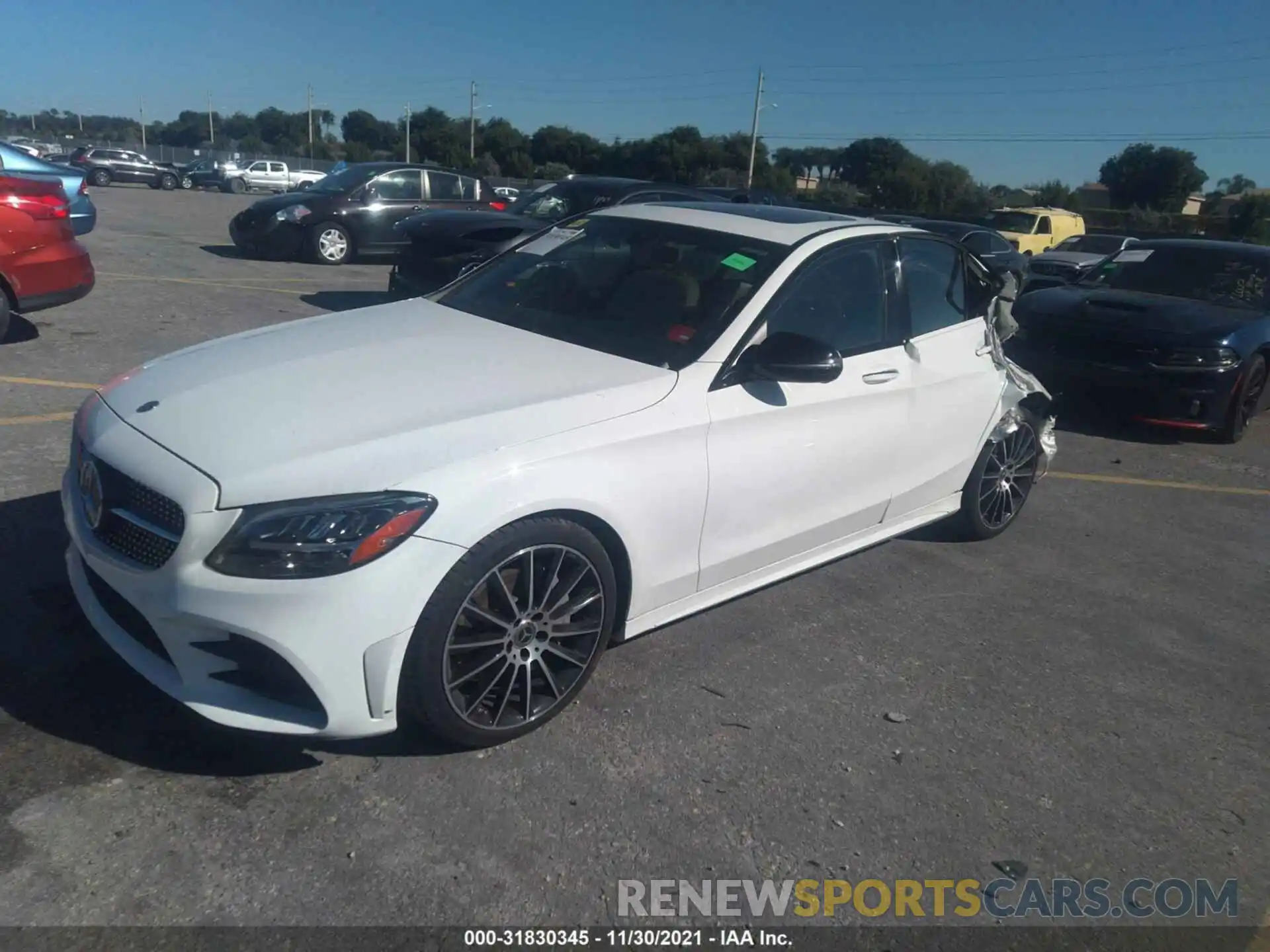 2 Photograph of a damaged car 55SWF8DB9KU302537 MERCEDES-BENZ C-CLASS 2019