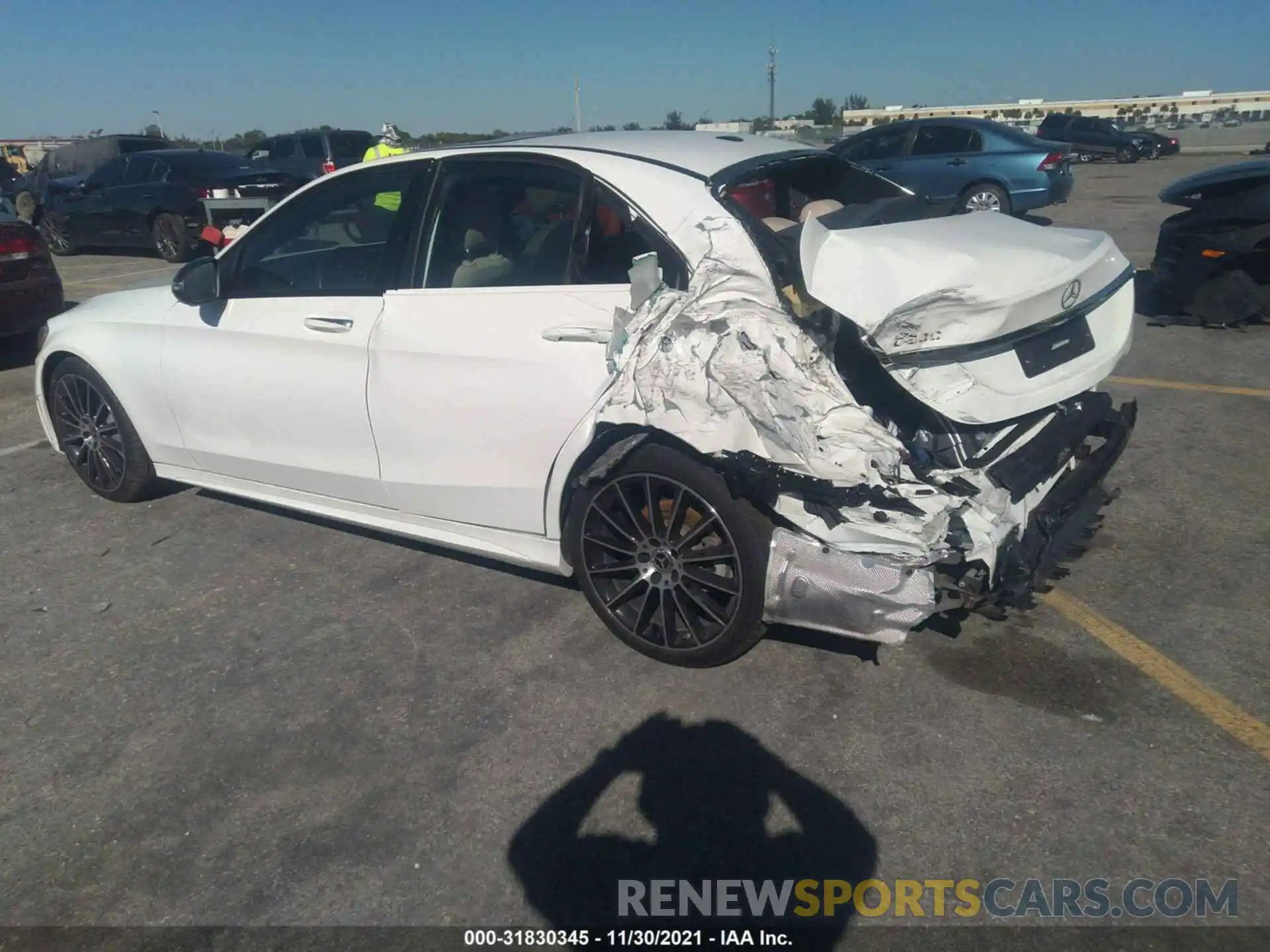 3 Photograph of a damaged car 55SWF8DB9KU302537 MERCEDES-BENZ C-CLASS 2019