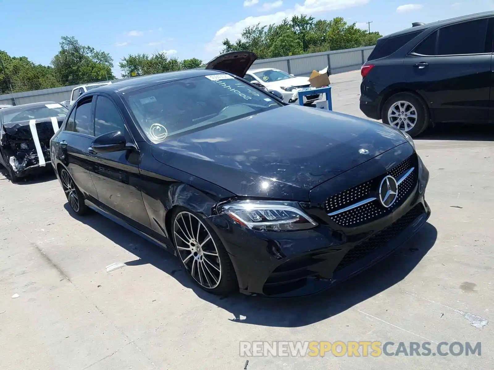 1 Photograph of a damaged car 55SWF8DB9KU302912 MERCEDES-BENZ C CLASS 2019