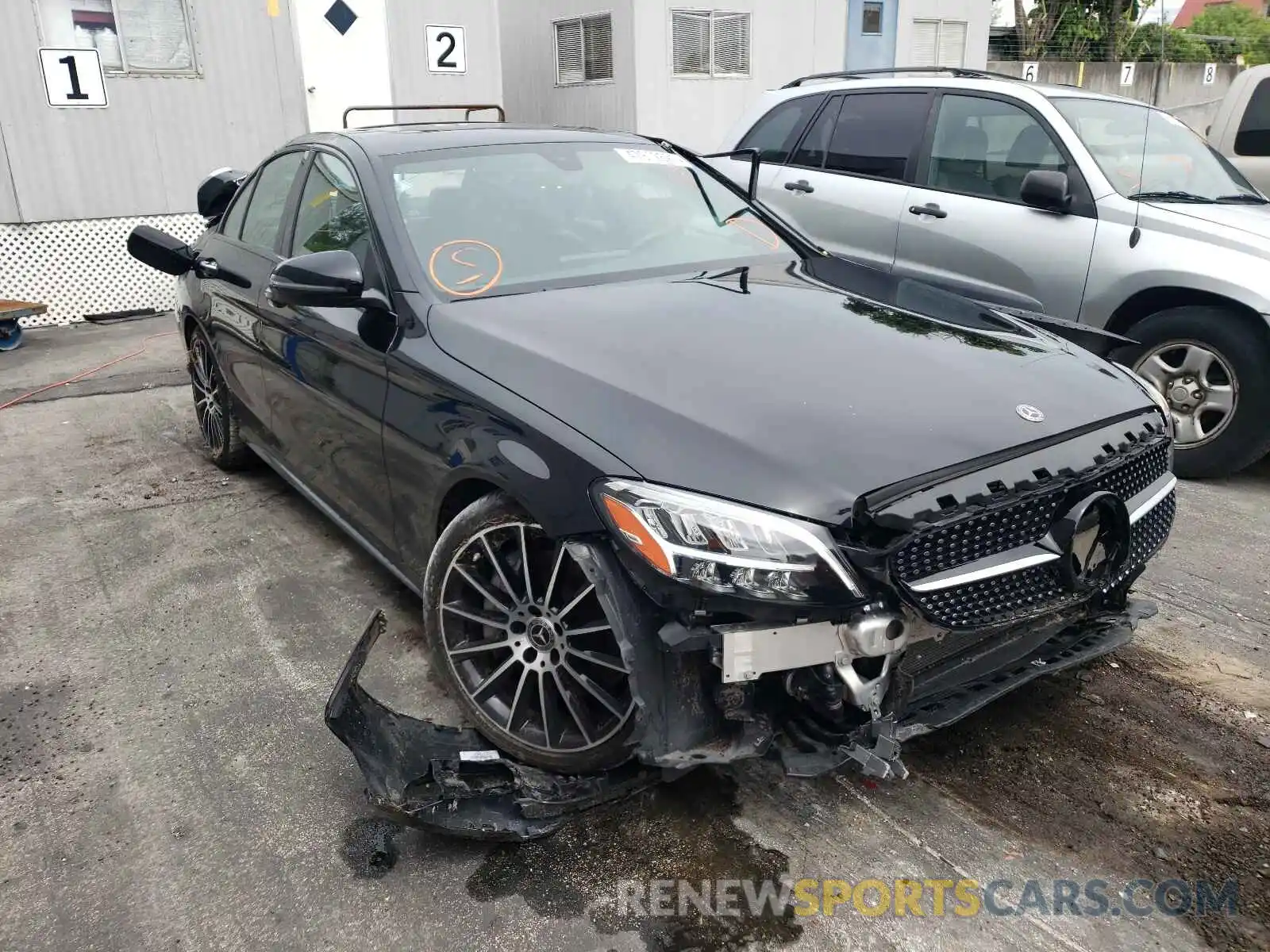 1 Photograph of a damaged car 55SWF8DB9KU303557 MERCEDES-BENZ C-CLASS 2019