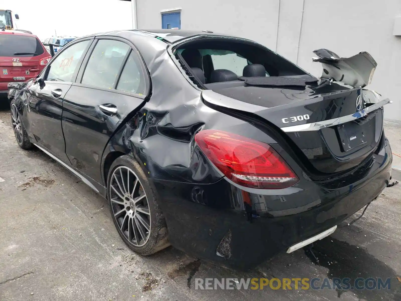 3 Photograph of a damaged car 55SWF8DB9KU303557 MERCEDES-BENZ C-CLASS 2019