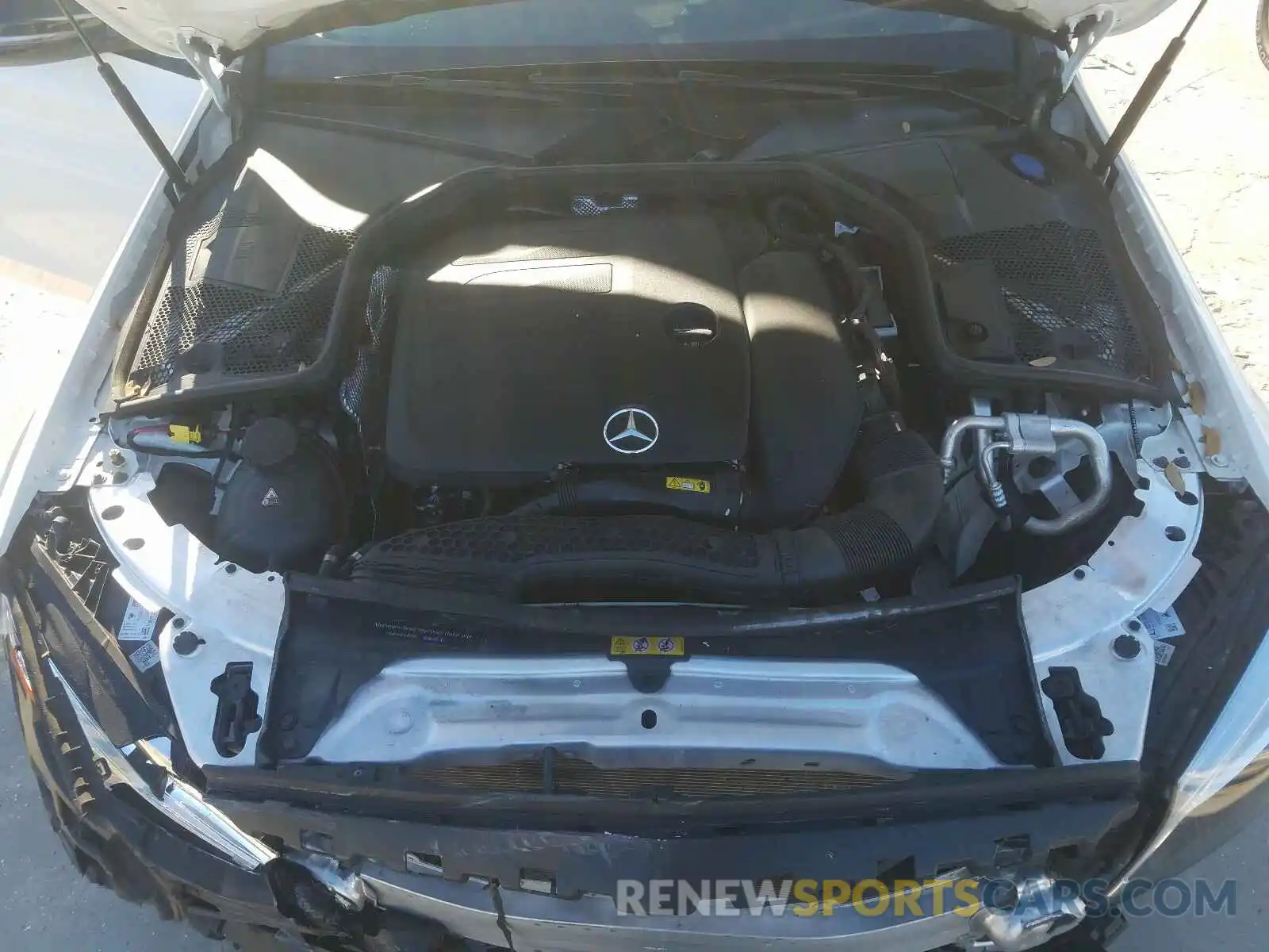 7 Photograph of a damaged car 55SWF8DB9KU303994 MERCEDES-BENZ C CLASS 2019