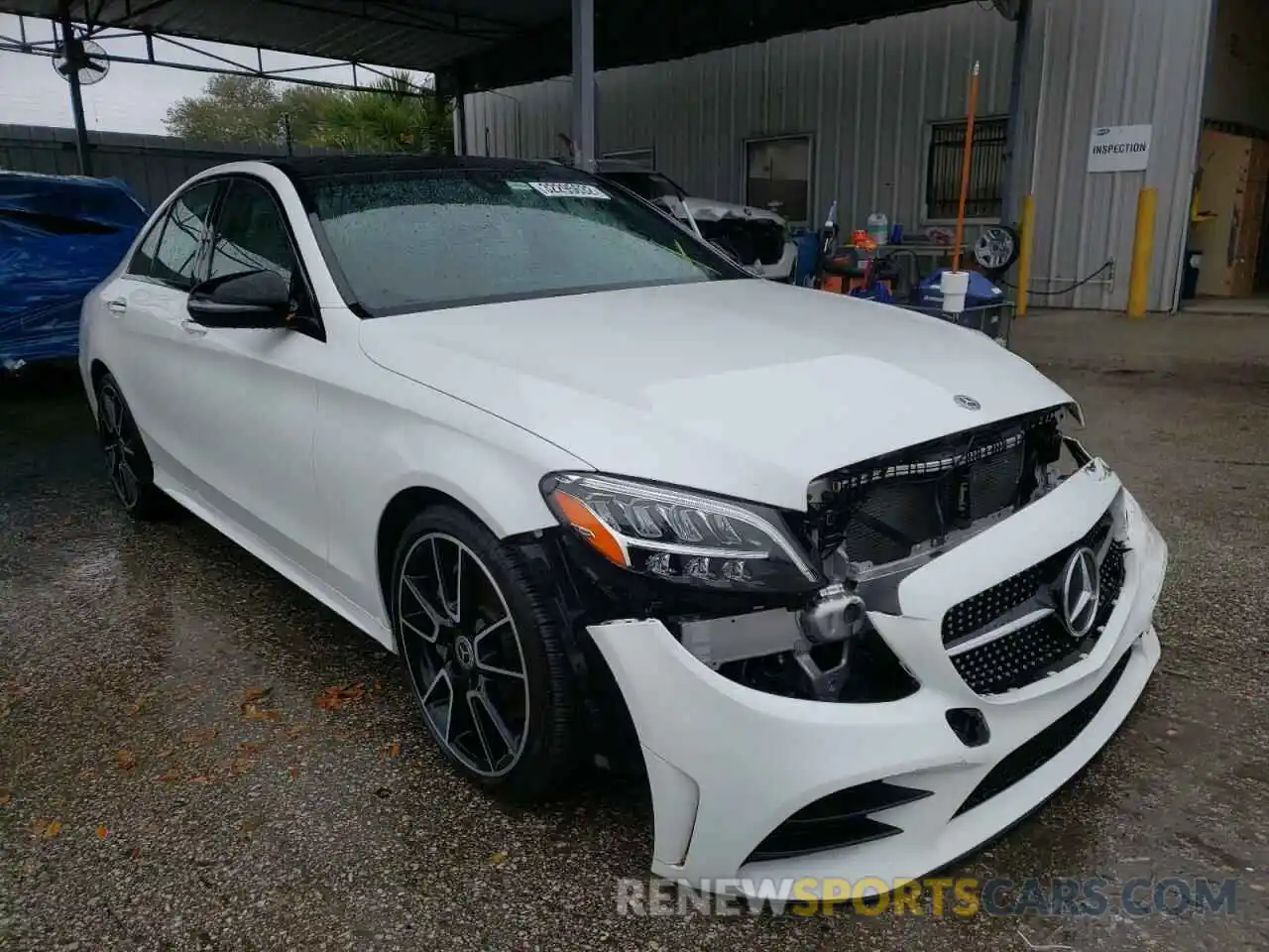 1 Photograph of a damaged car 55SWF8DB9KU307124 MERCEDES-BENZ C-CLASS 2019