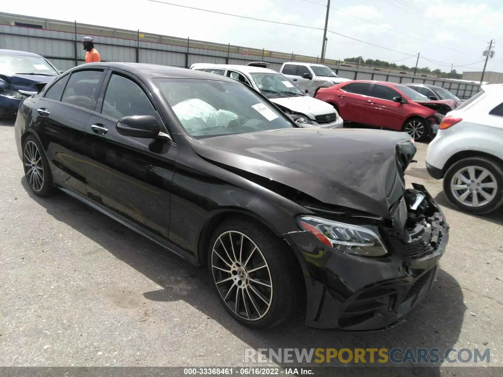 1 Photograph of a damaged car 55SWF8DB9KU307544 MERCEDES-BENZ C-CLASS 2019