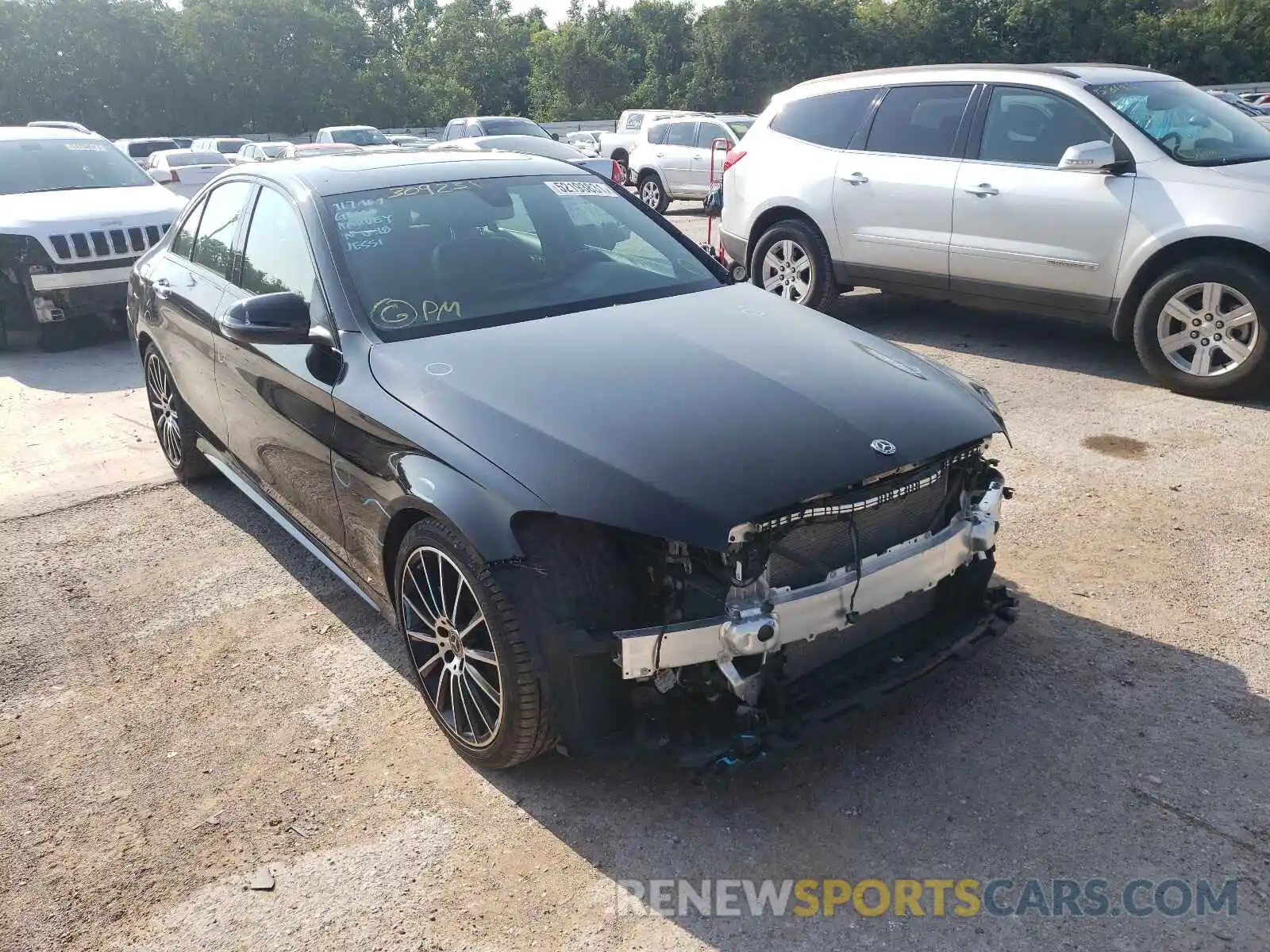 1 Photograph of a damaged car 55SWF8DB9KU309231 MERCEDES-BENZ C-CLASS 2019