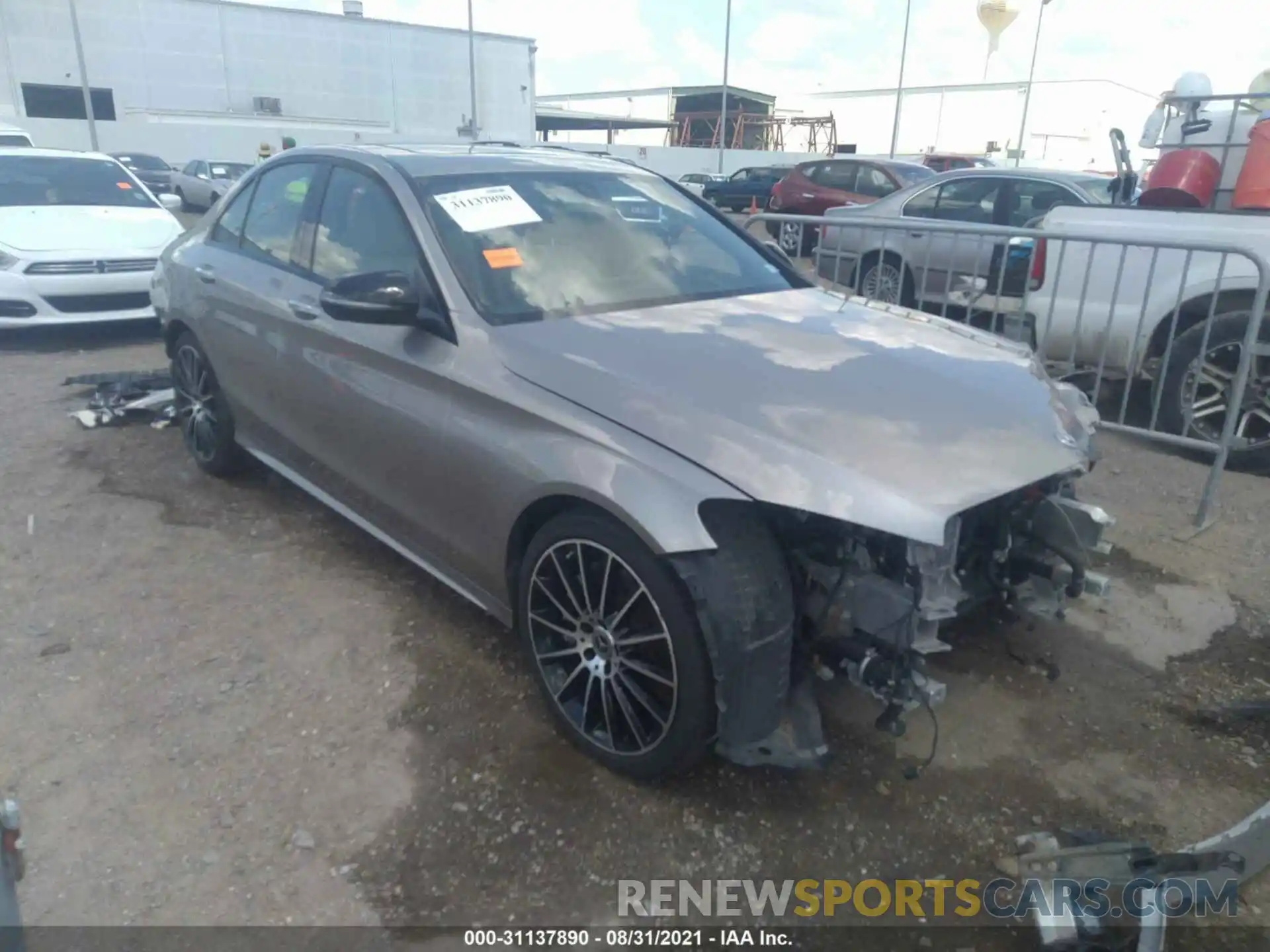 1 Photograph of a damaged car 55SWF8DB9KU309312 MERCEDES-BENZ C-CLASS 2019