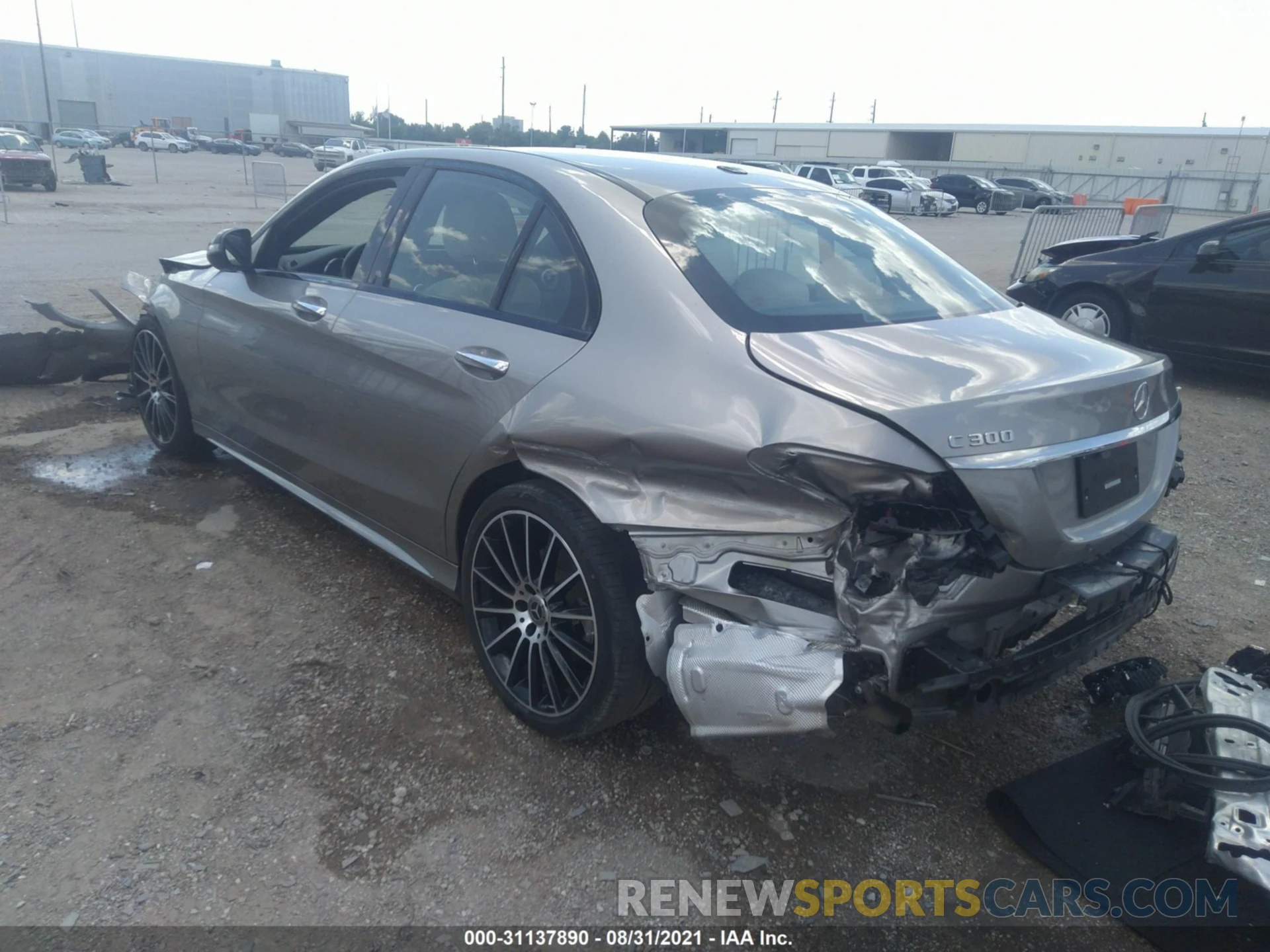 3 Photograph of a damaged car 55SWF8DB9KU309312 MERCEDES-BENZ C-CLASS 2019