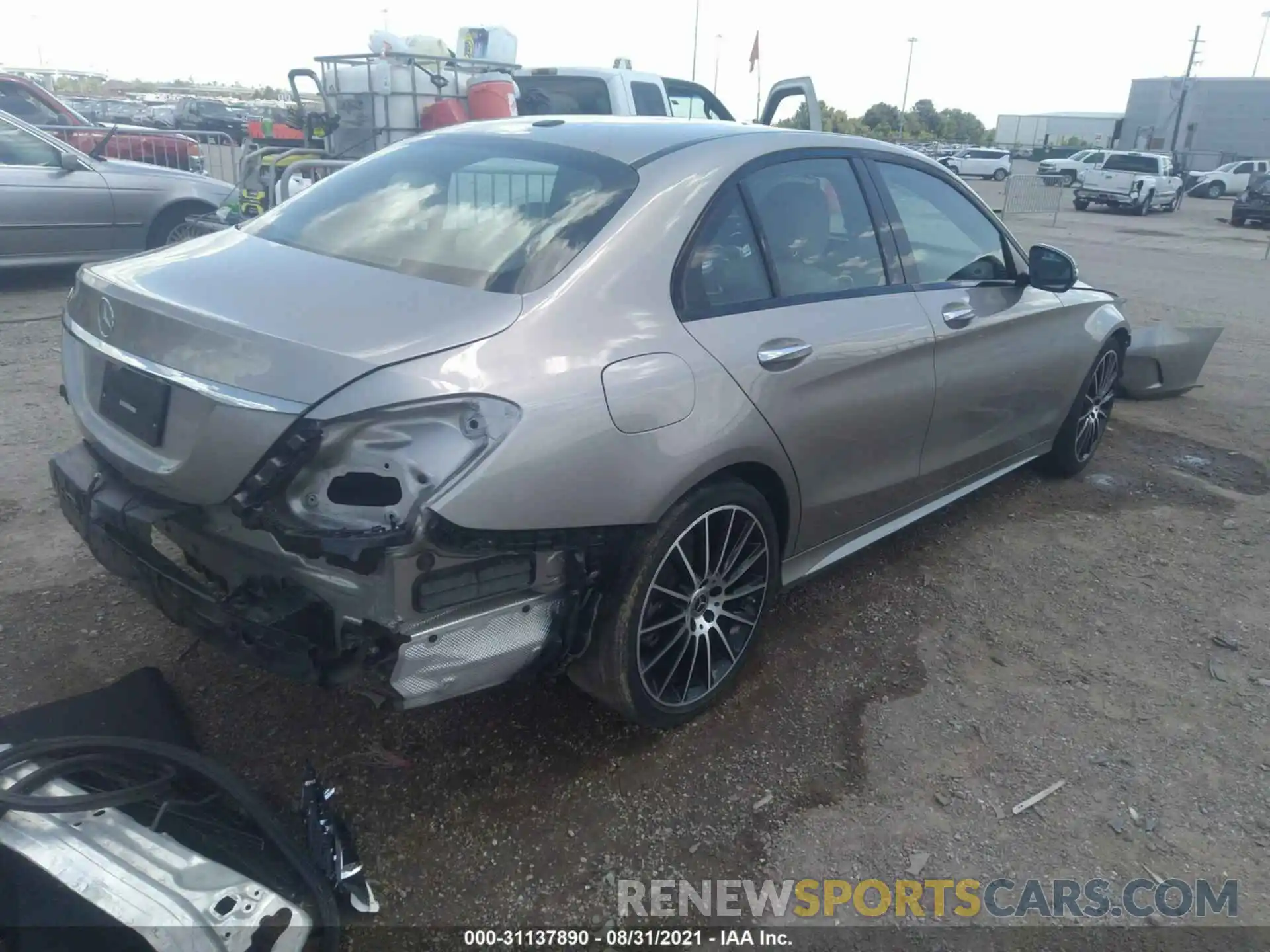 4 Photograph of a damaged car 55SWF8DB9KU309312 MERCEDES-BENZ C-CLASS 2019