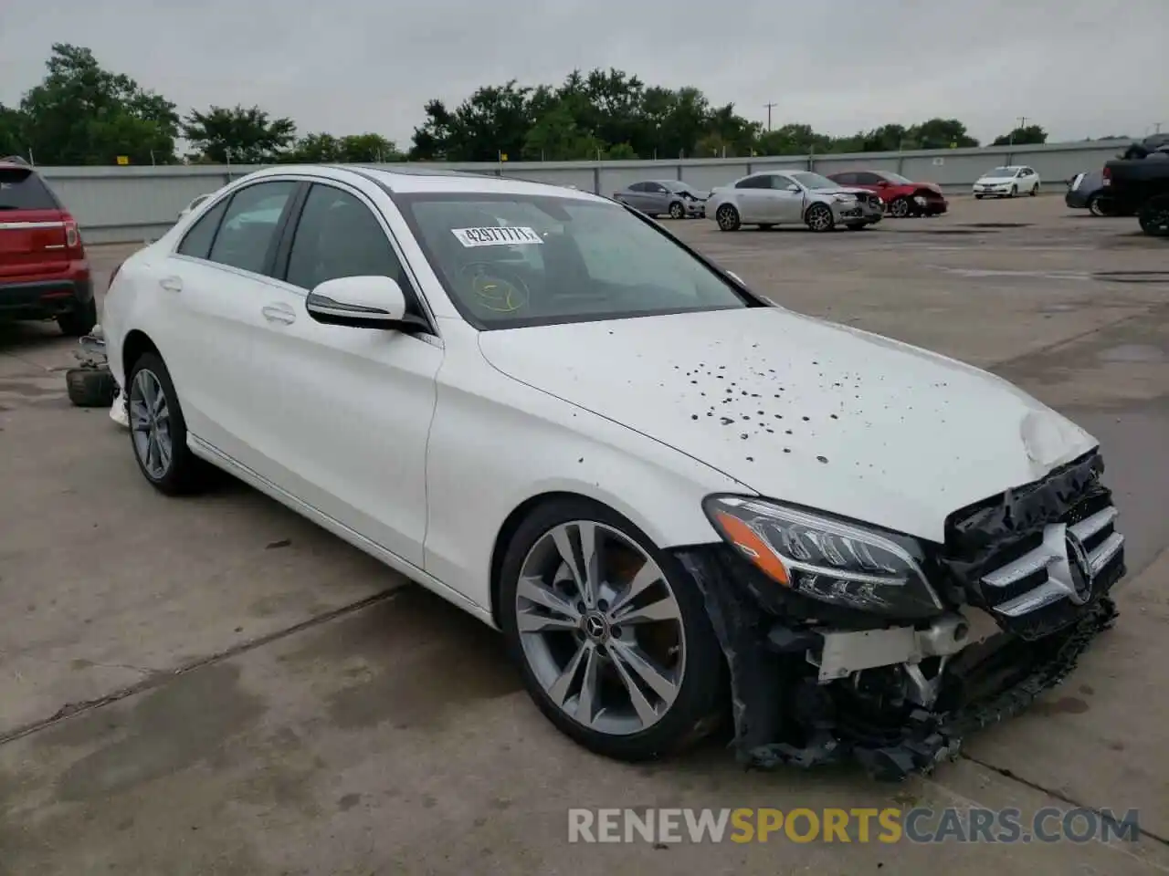 1 Photograph of a damaged car 55SWF8DB9KU310959 MERCEDES-BENZ C CLASS 2019