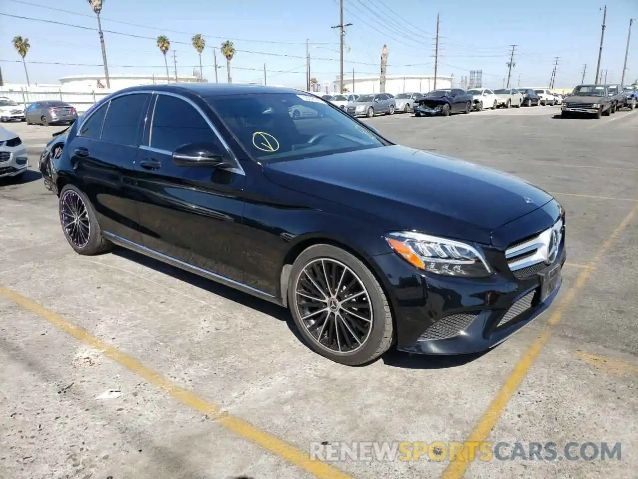 1 Photograph of a damaged car 55SWF8DB9KU311464 MERCEDES-BENZ C-CLASS 2019