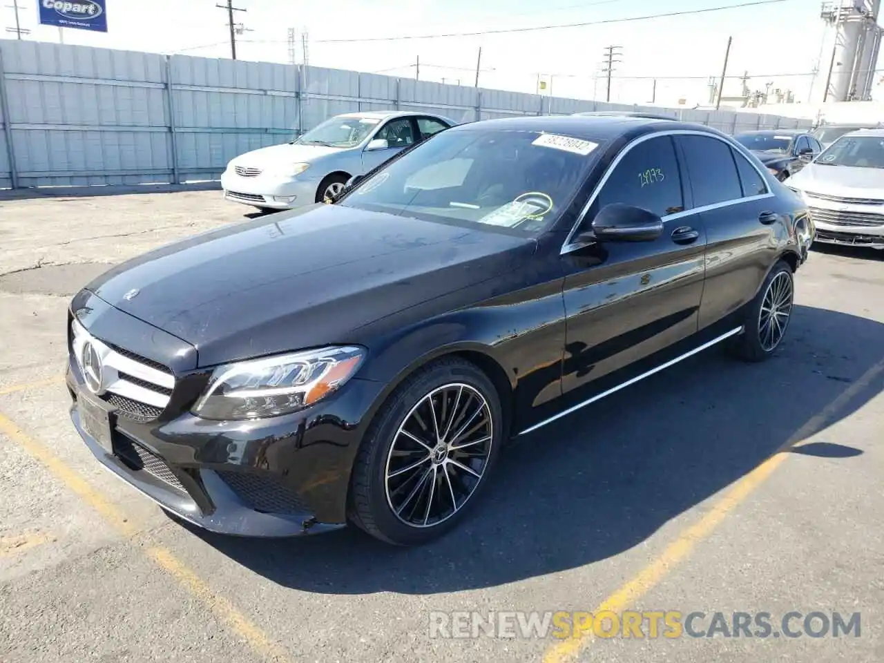 2 Photograph of a damaged car 55SWF8DB9KU311464 MERCEDES-BENZ C-CLASS 2019