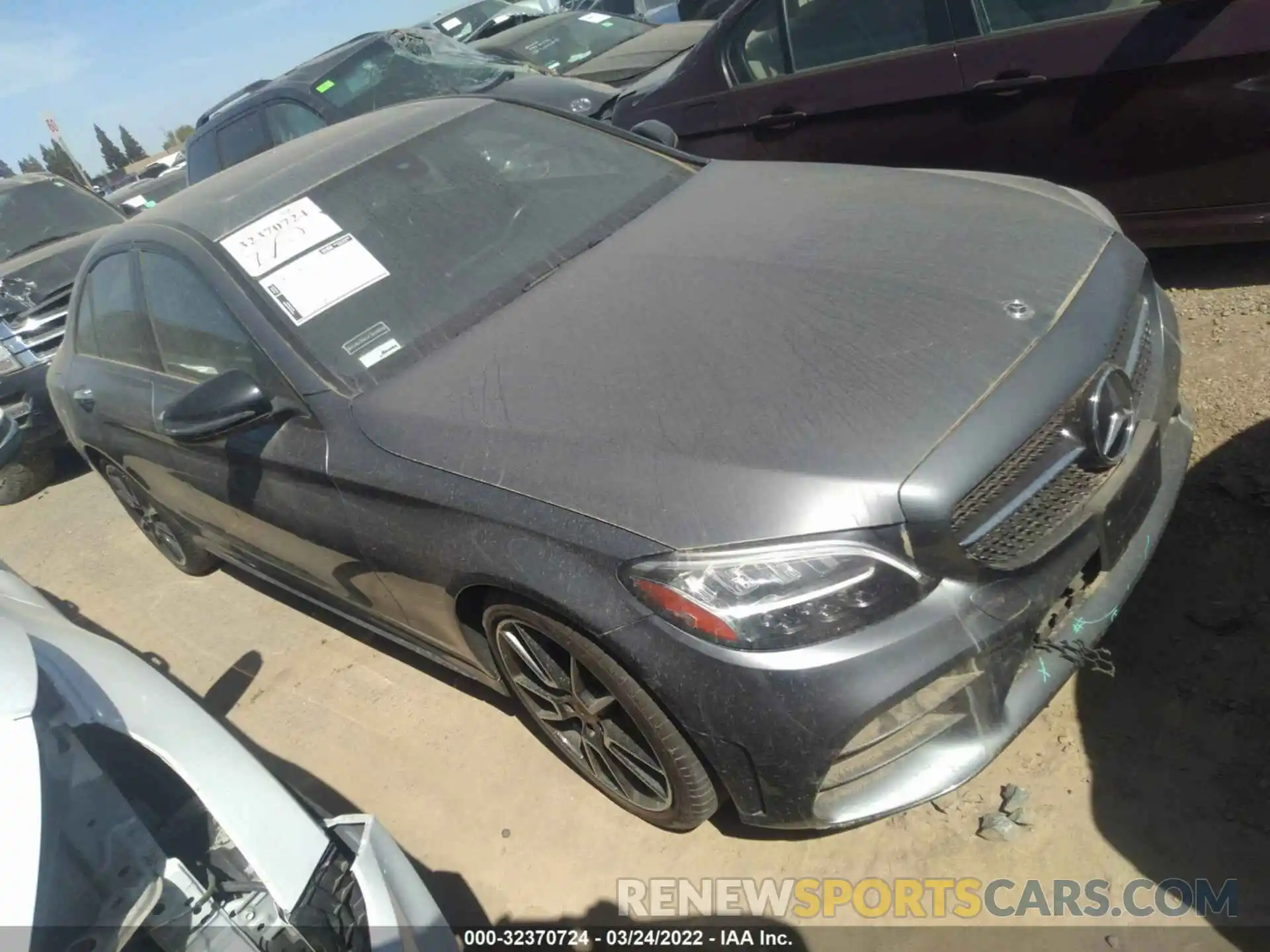 1 Photograph of a damaged car 55SWF8DB9KU314977 MERCEDES-BENZ C-CLASS 2019