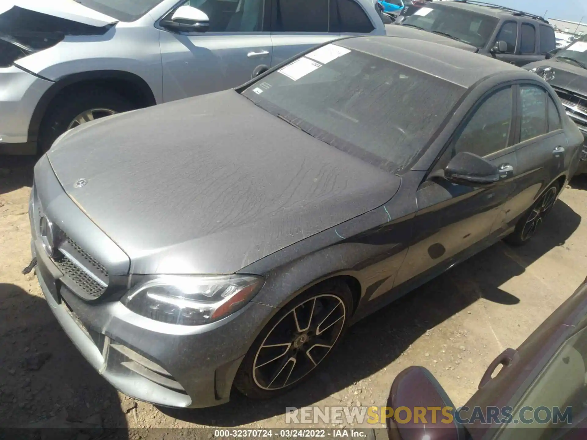 2 Photograph of a damaged car 55SWF8DB9KU314977 MERCEDES-BENZ C-CLASS 2019