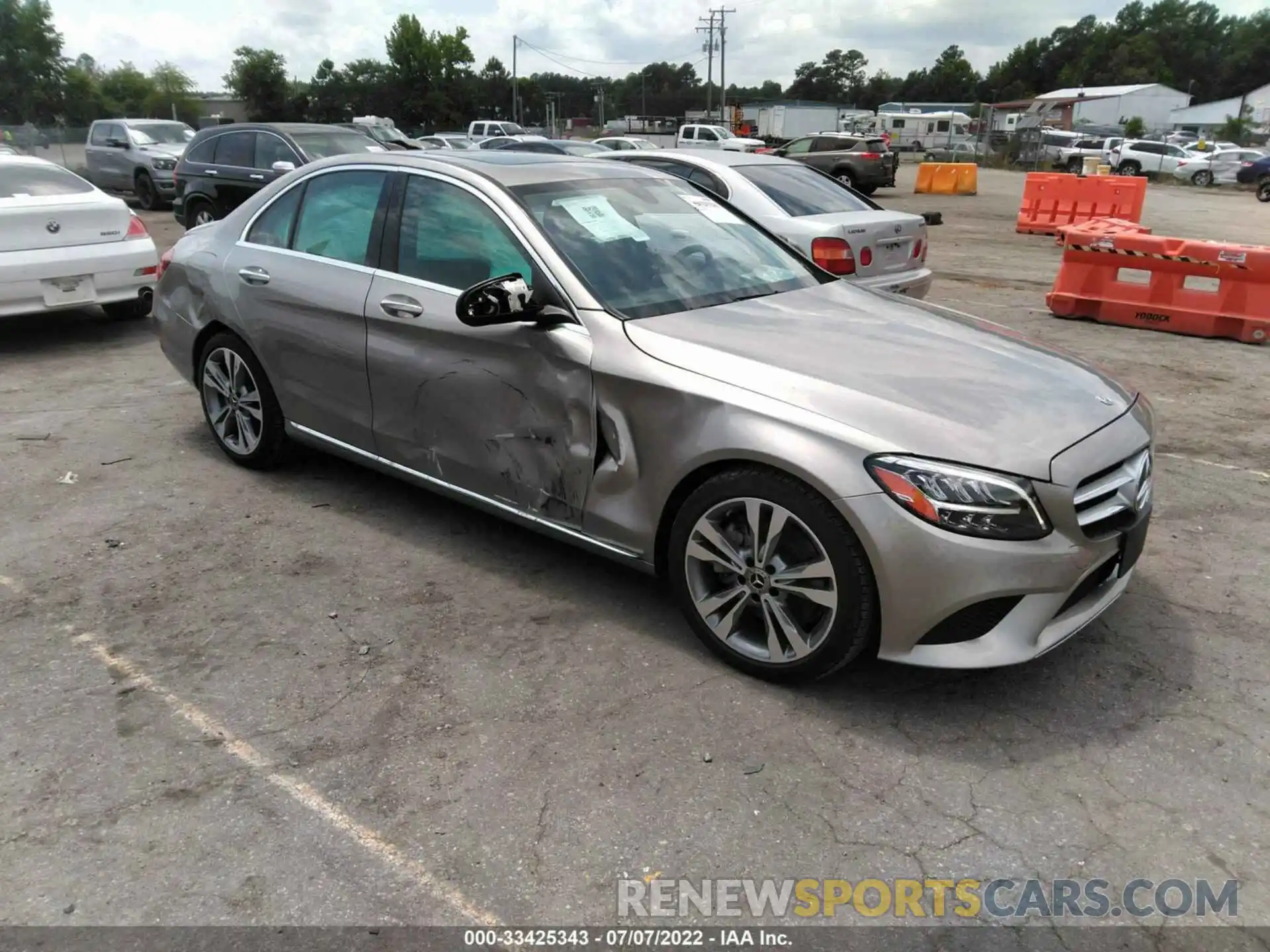 1 Photograph of a damaged car 55SWF8DB9KU315269 MERCEDES-BENZ C-CLASS 2019