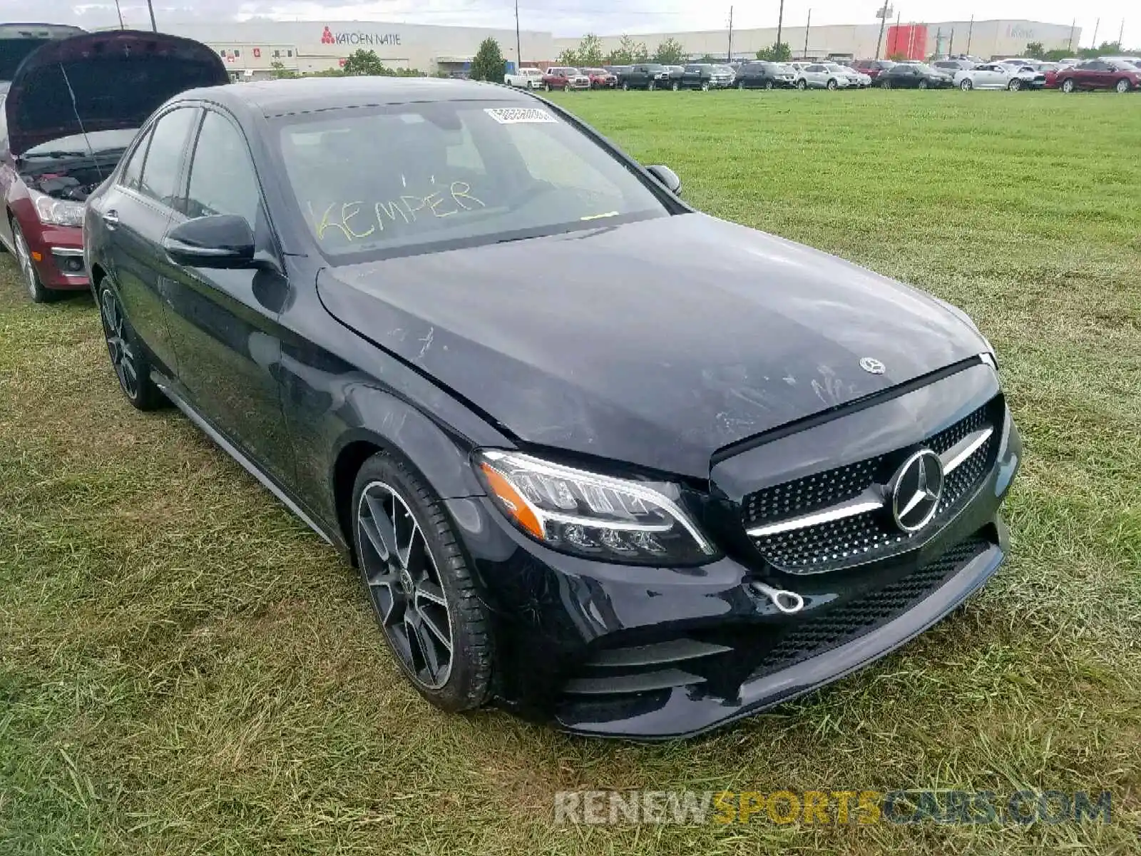 1 Photograph of a damaged car 55SWF8DB9KU317104 MERCEDES-BENZ C CLASS 2019