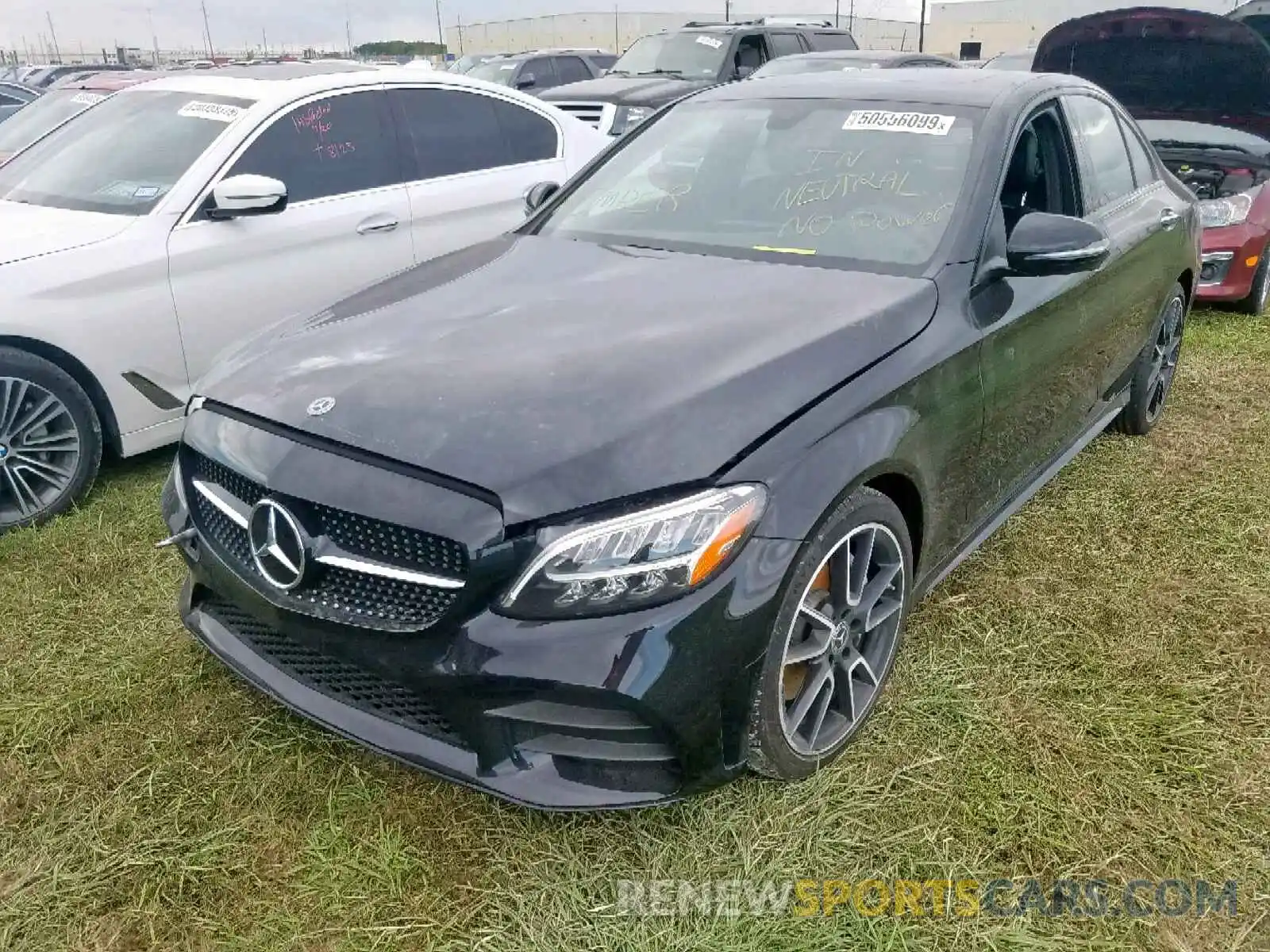 2 Photograph of a damaged car 55SWF8DB9KU317104 MERCEDES-BENZ C CLASS 2019