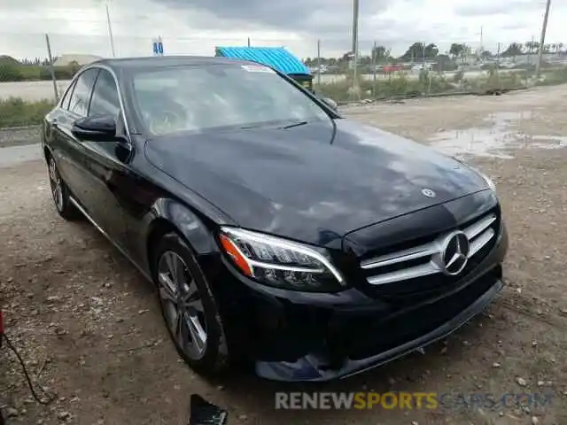 1 Photograph of a damaged car 55SWF8DB9KU317197 MERCEDES-BENZ C CLASS 2019