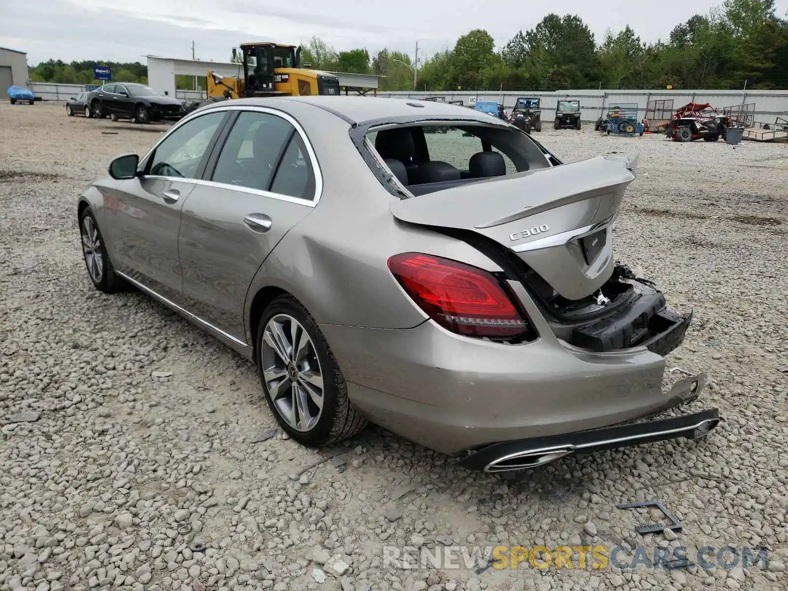 3 Фотография поврежденного автомобиля 55SWF8DB9KU318625 MERCEDES-BENZ C CLASS 2019