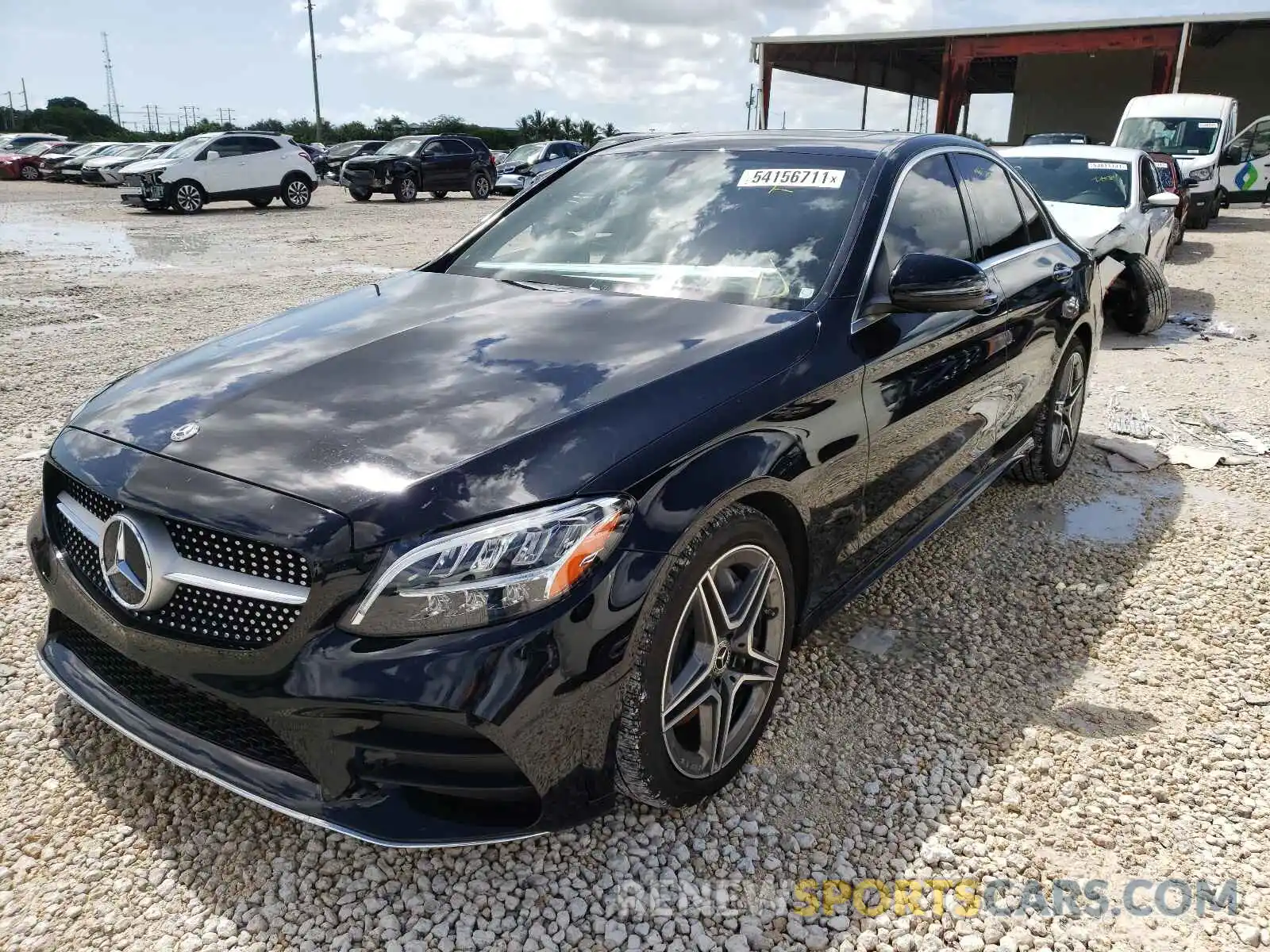 2 Photograph of a damaged car 55SWF8DB9KU319015 MERCEDES-BENZ C-CLASS 2019